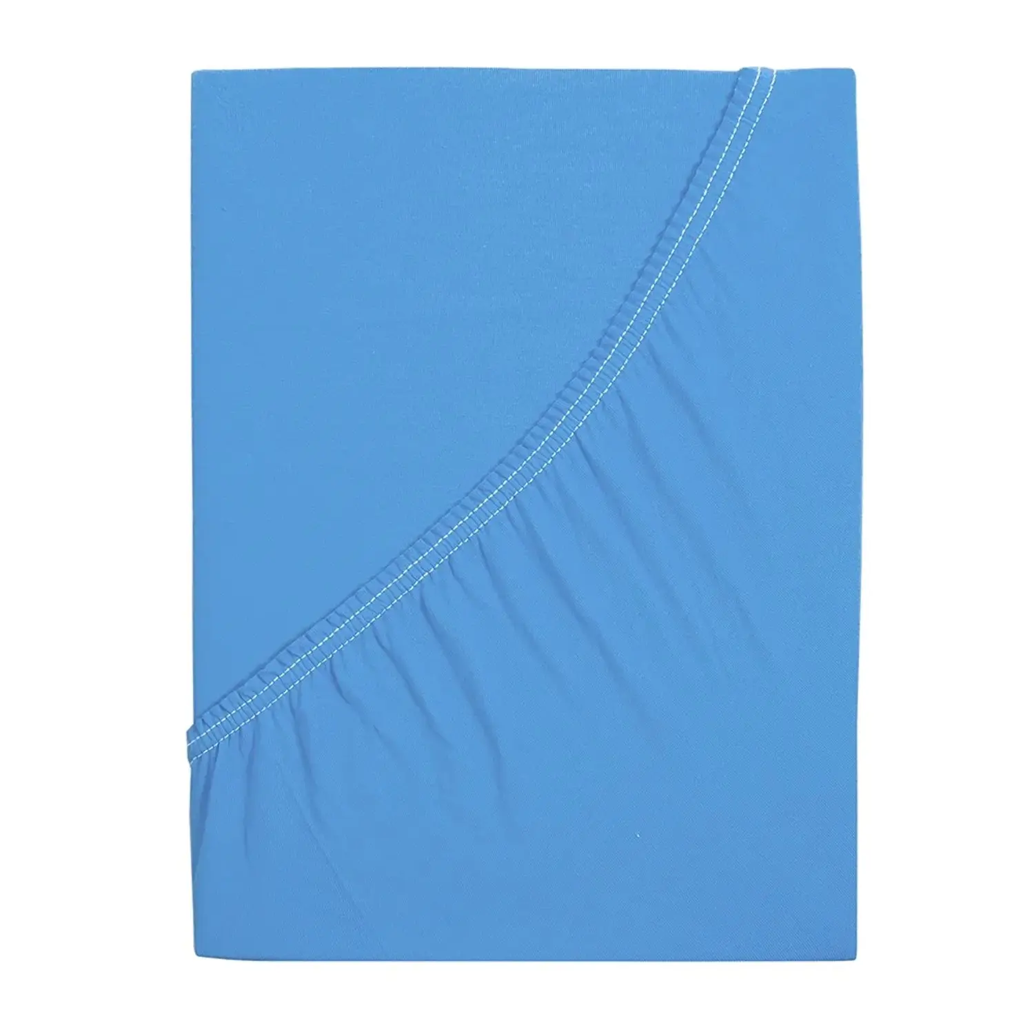 B.E.S. Petrovice Bavlněné prostěradlo Jersey IDEAL nebeská modrá 180 x 200 cm