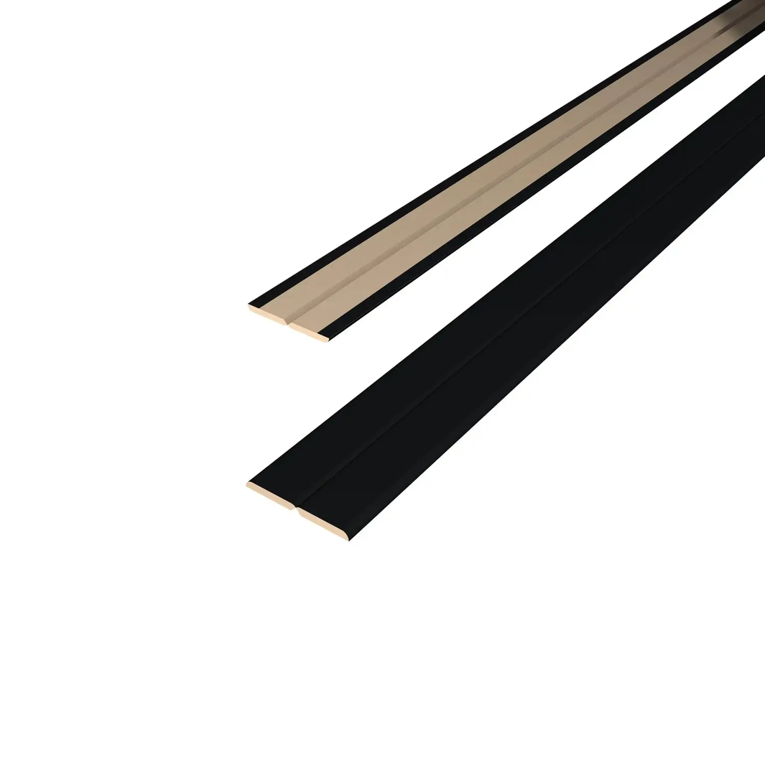 EGGER Skládací lišta pro stěnový panel DecoWall FL537 černá 2,4 m