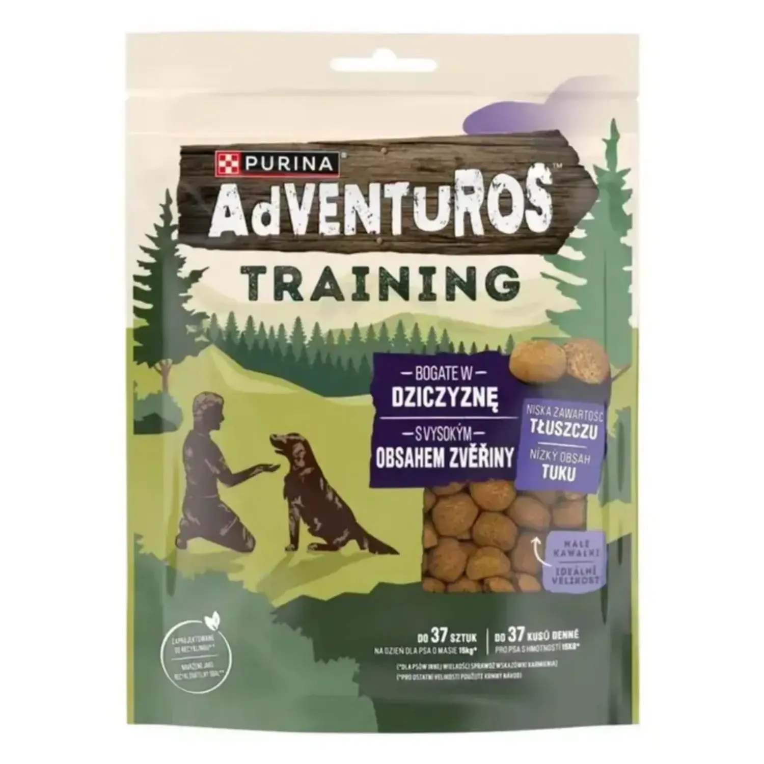 Purina AdVENTuROS Tréninkové pochoutky pro psy s příchutí zvěřiny, 115 g