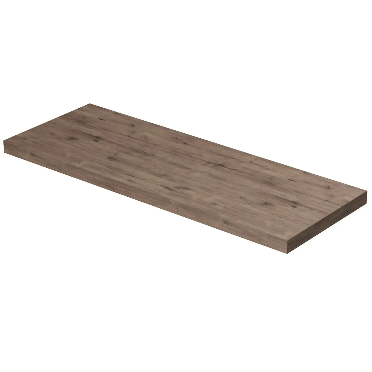 INTEDOOR Umyvadlová deska BEE bez výřezu, š. 150 cm, dub Wellington