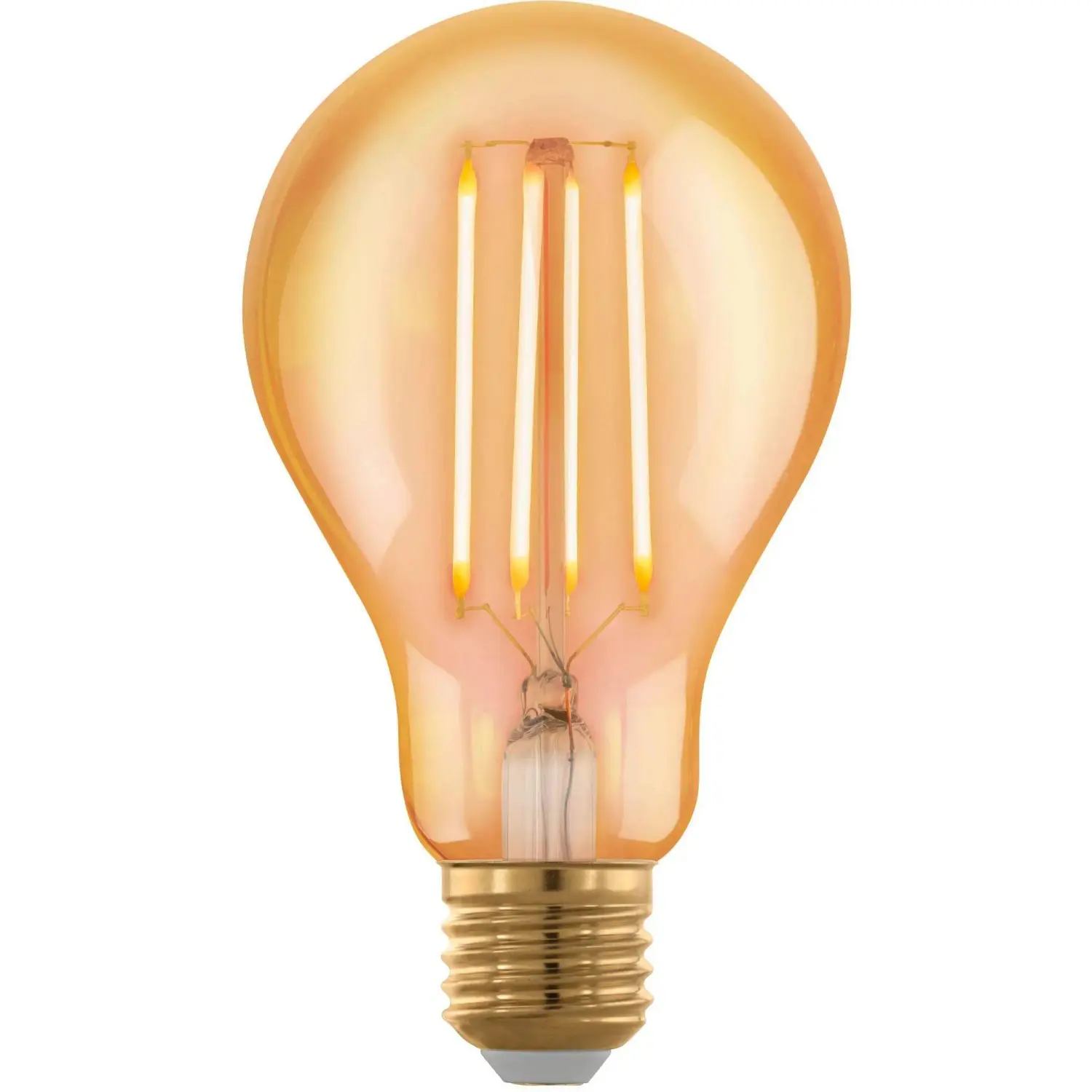 EGLO LED žárovka E27 A75, 4 W, 300 lm, 1700 K, jantarová