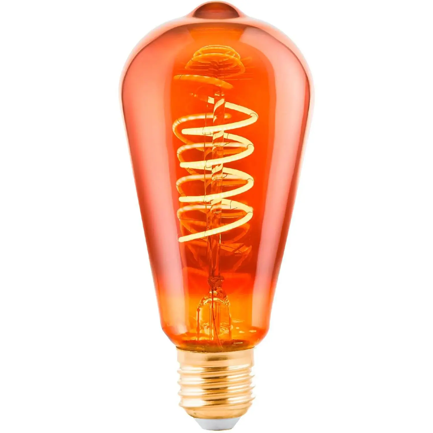 EGLO LED žárovka E27 ST64, 4 W, 30 lm, 2000 K, měděná