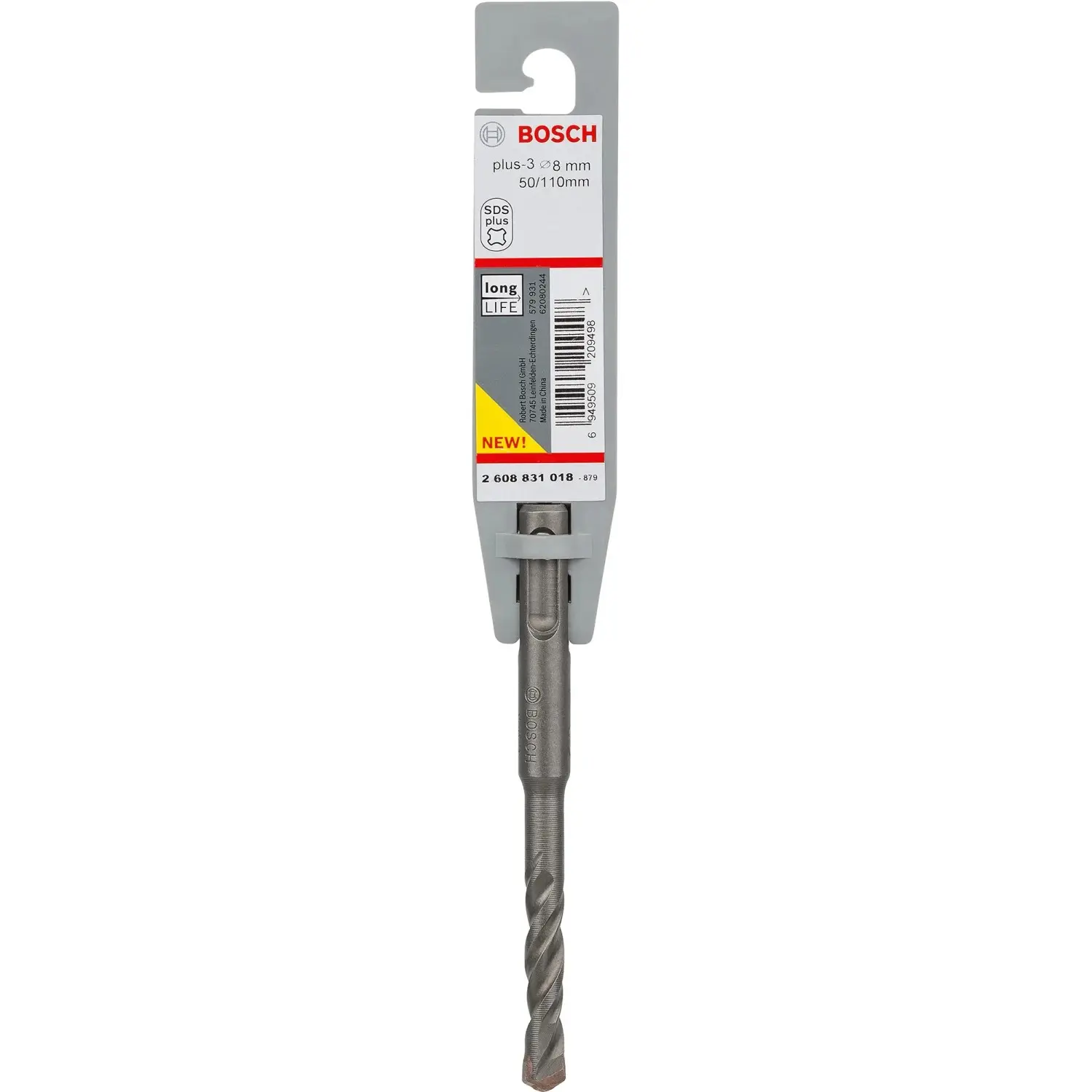 Bosch Vrták do kladiv SDS plus-3 pr. 8 x 50/110 mm (2 608 831 018)