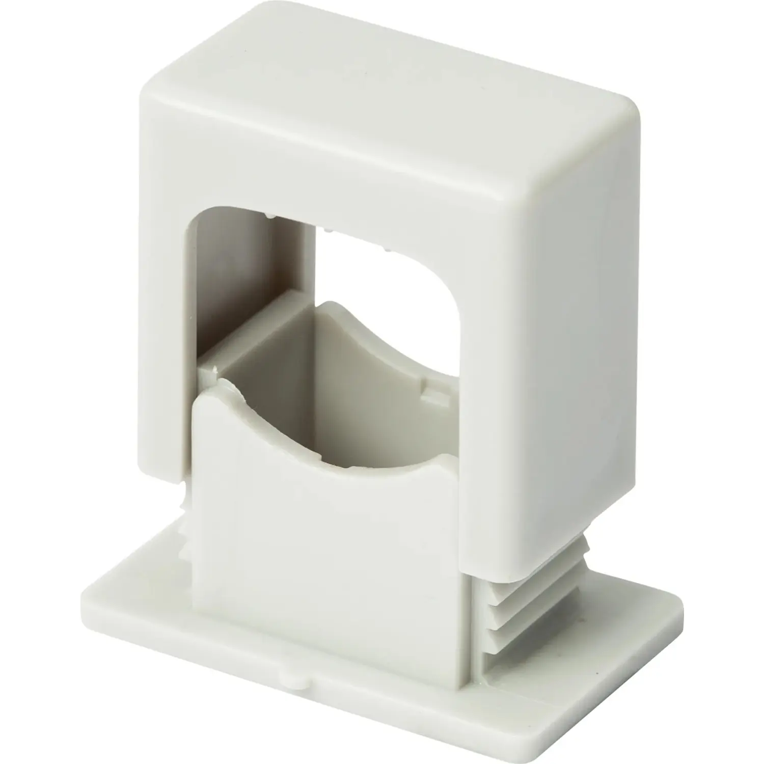 OBI ISO zaklapávací příchytka s upevněním, Ø 6 mm x Ø 16 mm, světle šedá, 35 ks