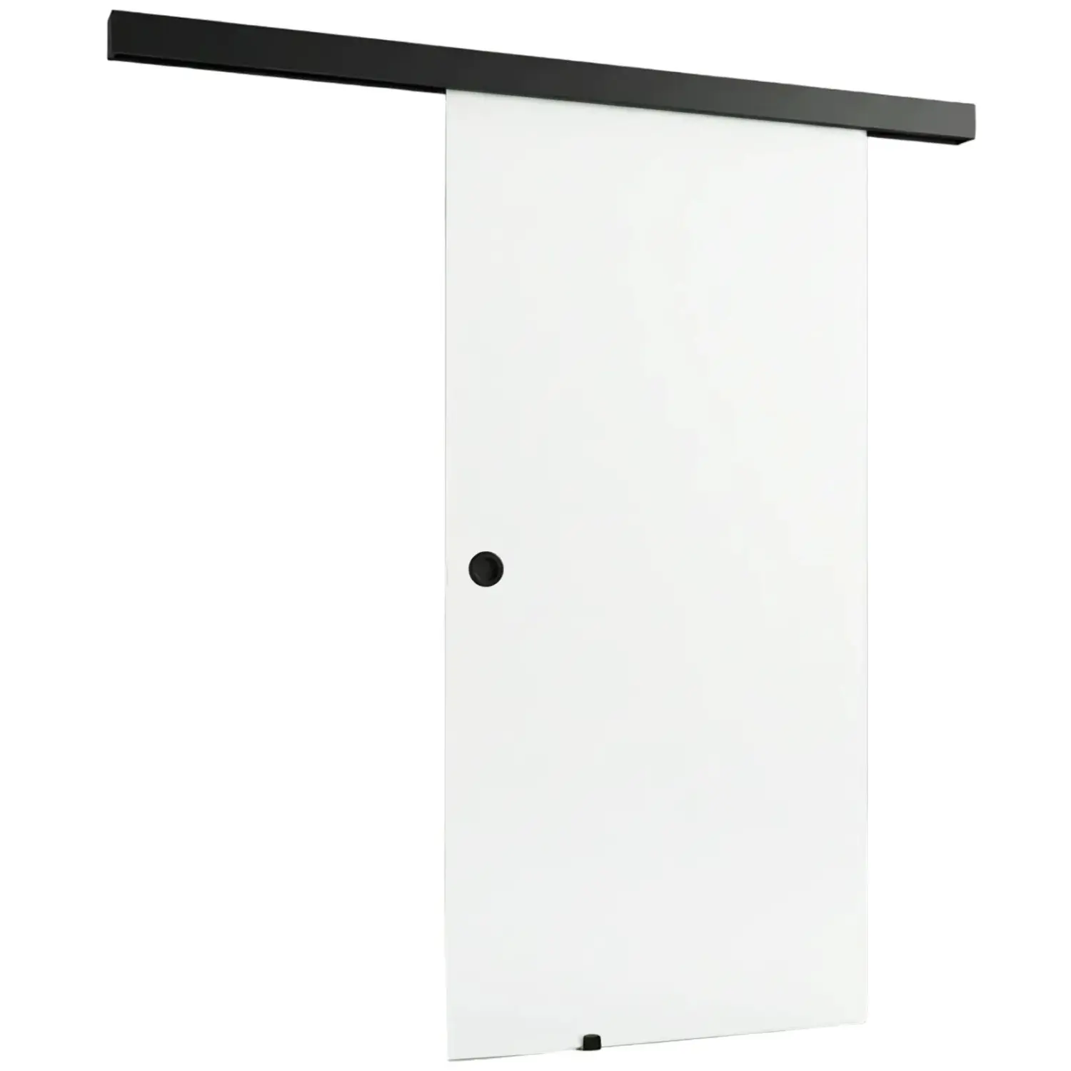 Doorlegro Posuvné dveře EasySlide 65 - set, satin/černá, 205 x 90 cm