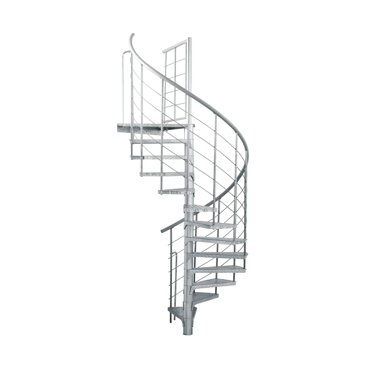 Minka STAIRS Venkovní točité schodiště Rondo Spino Zink Smart pr. 180 cm