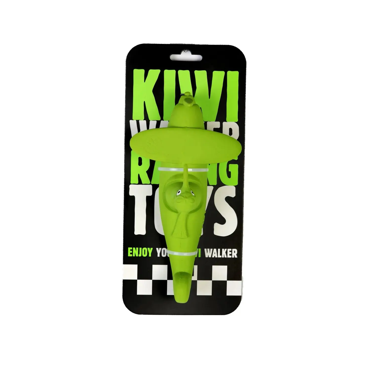 Kiwi Walker Latexová hračka pískací Aero, světle zelená, 19 cm