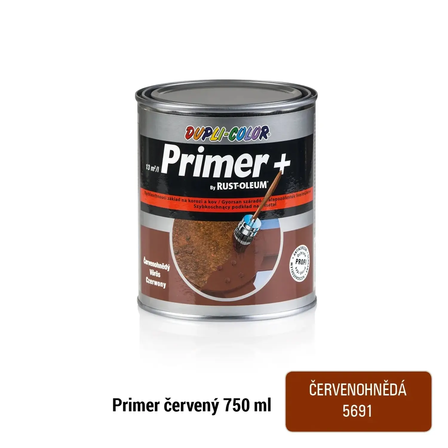Dupli-Color Antikorozní základový lak PRIMER+ 750 ml, červenohnědý