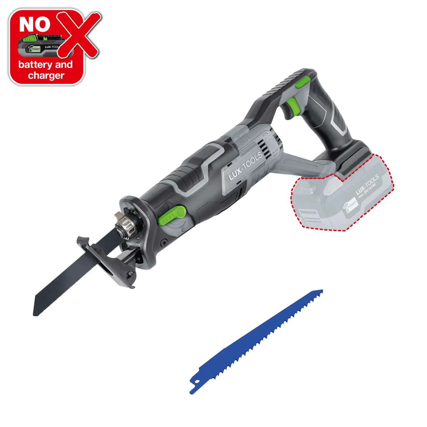 LUX-TOOLS 1 PowerSystem Aku pila ocaska A-SB-20/115 Solo