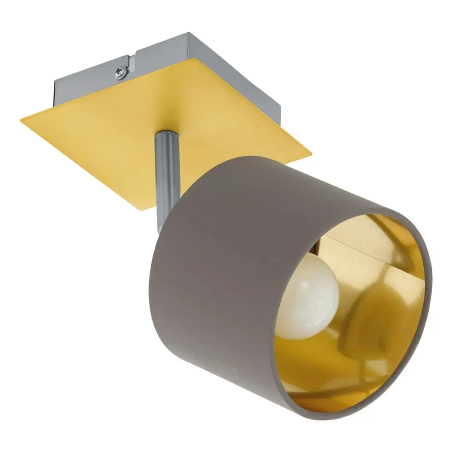 EGLO Bodové svítidlo VALBIANO cappuccino/gold pro 1 x E14 max. 10 W, 11 x 11 cm