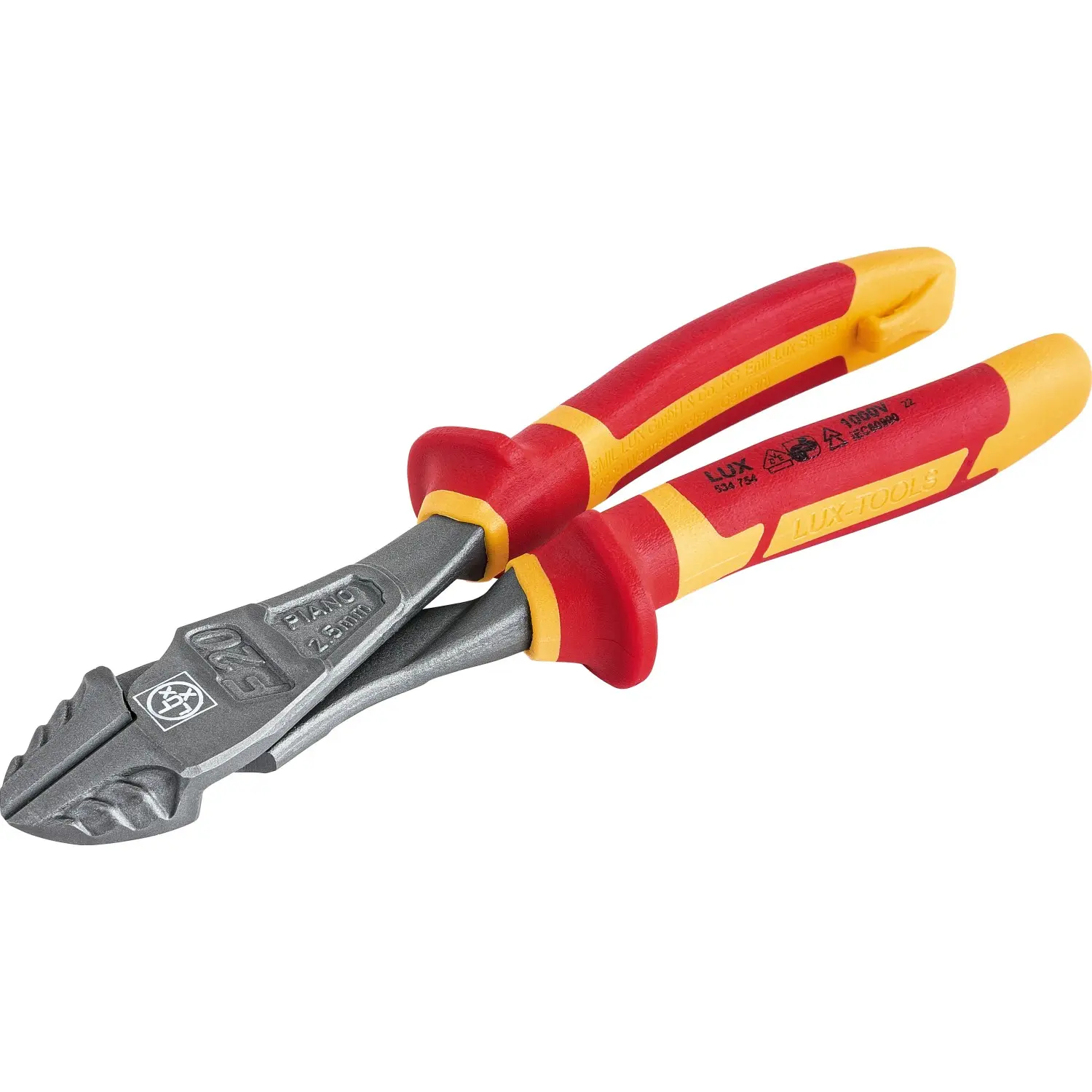 LUX-TOOLS Silové stranové štípací kleště VDE Professional, 200 mm