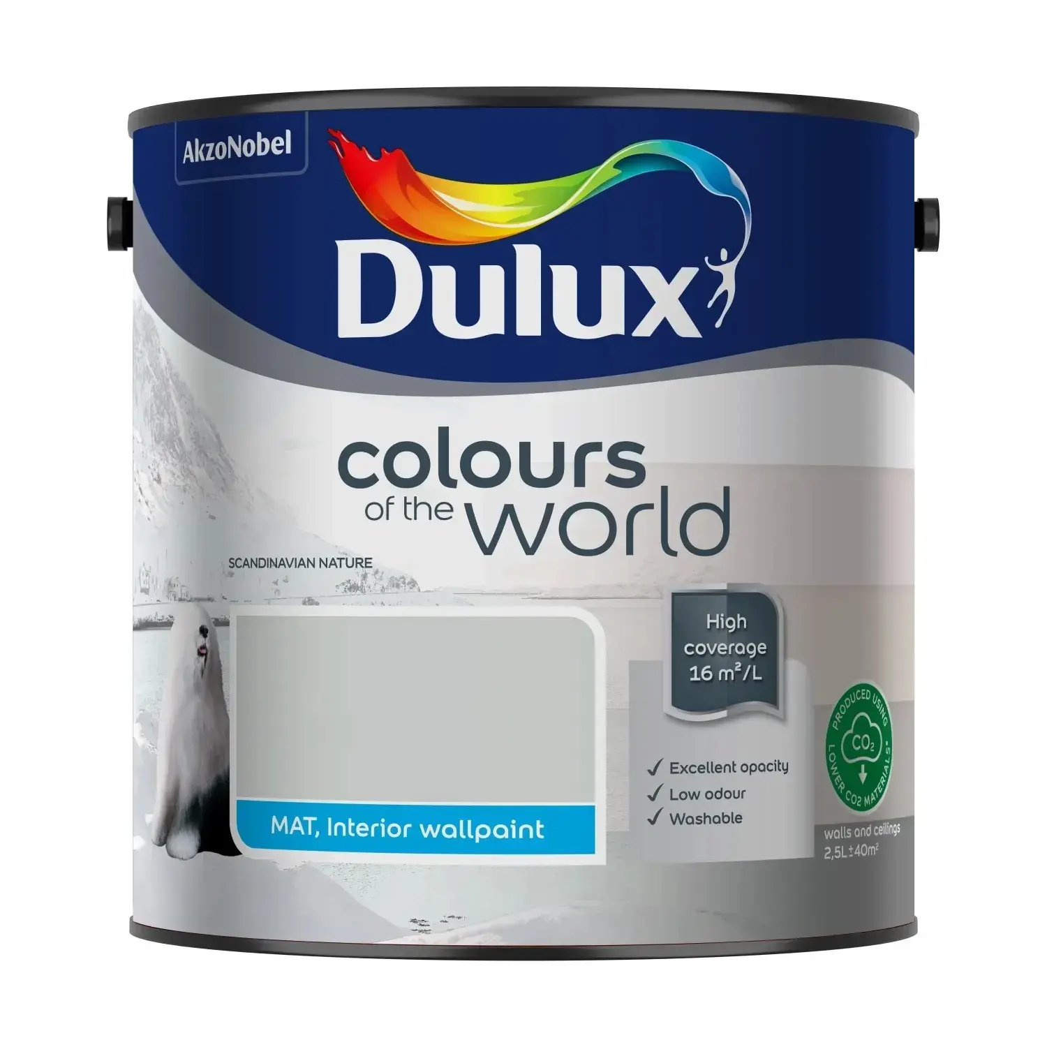 Dulux Interiérová emulzní barva Colour of the World stříbrný rampouch 2,5 l