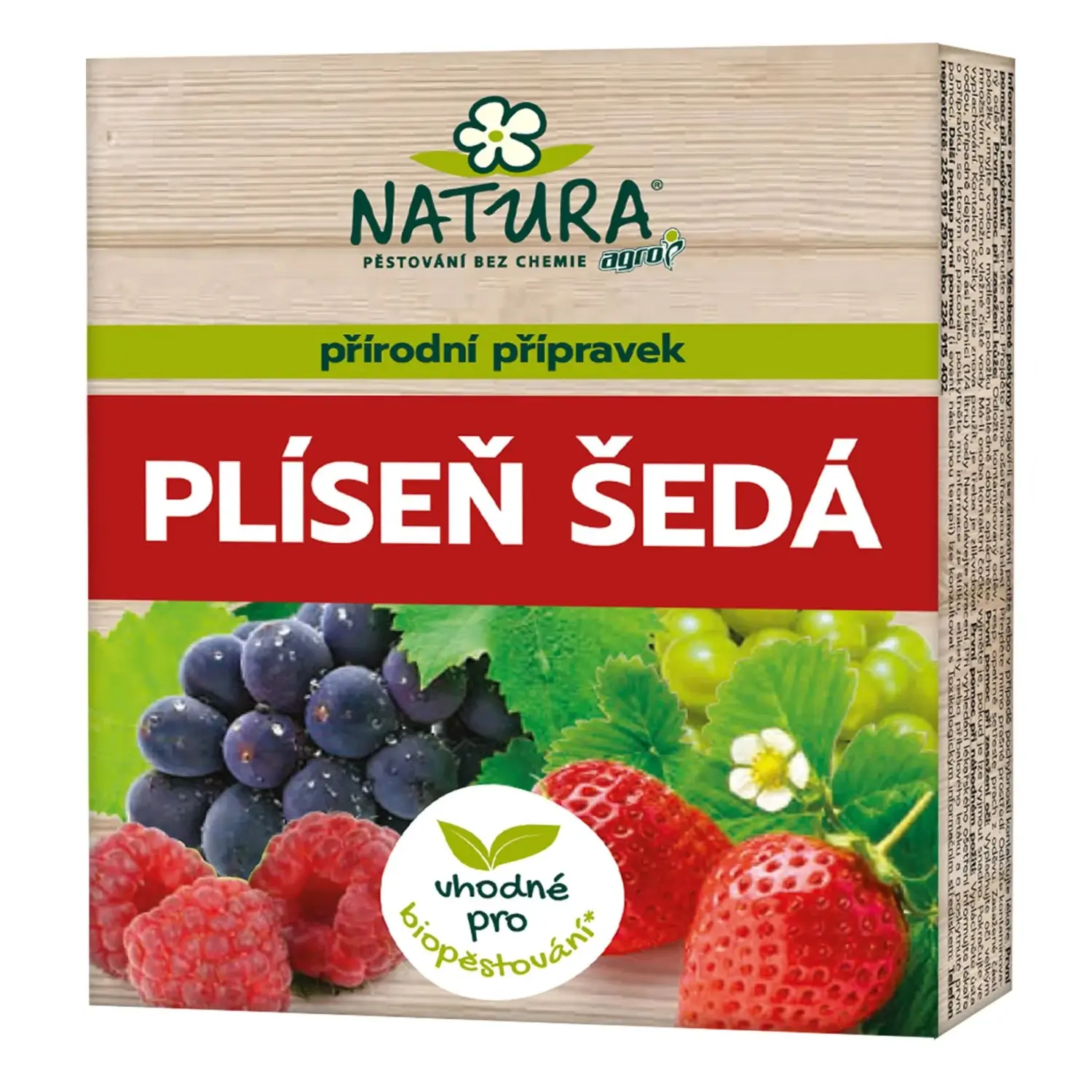AGRO CS NATURA Přírodní přípravek na plíseň šedou 4x1 g