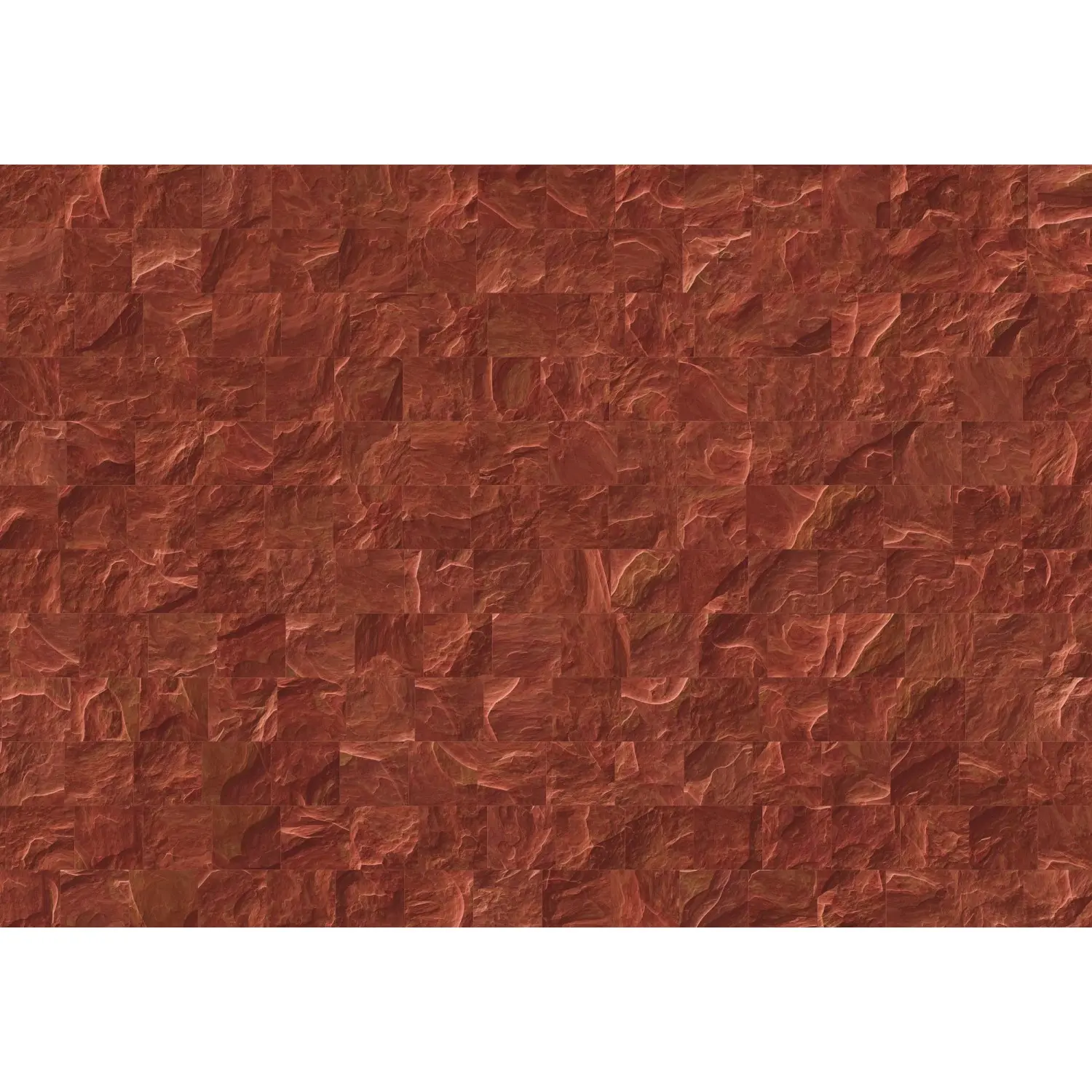 Komar Vliesová fototapeta Red Slate Tiles 400 x 280 cm
