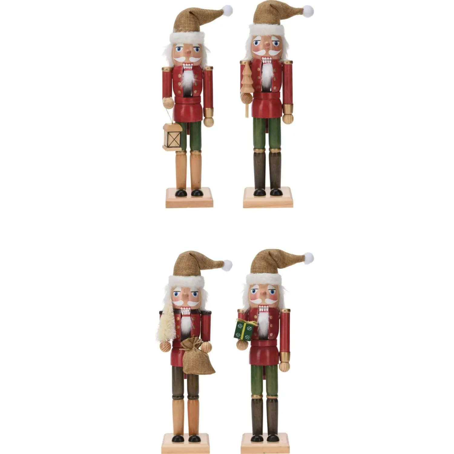Koopman Figurka louskáčka, červená/zelená, různé druhy, 38 cm
