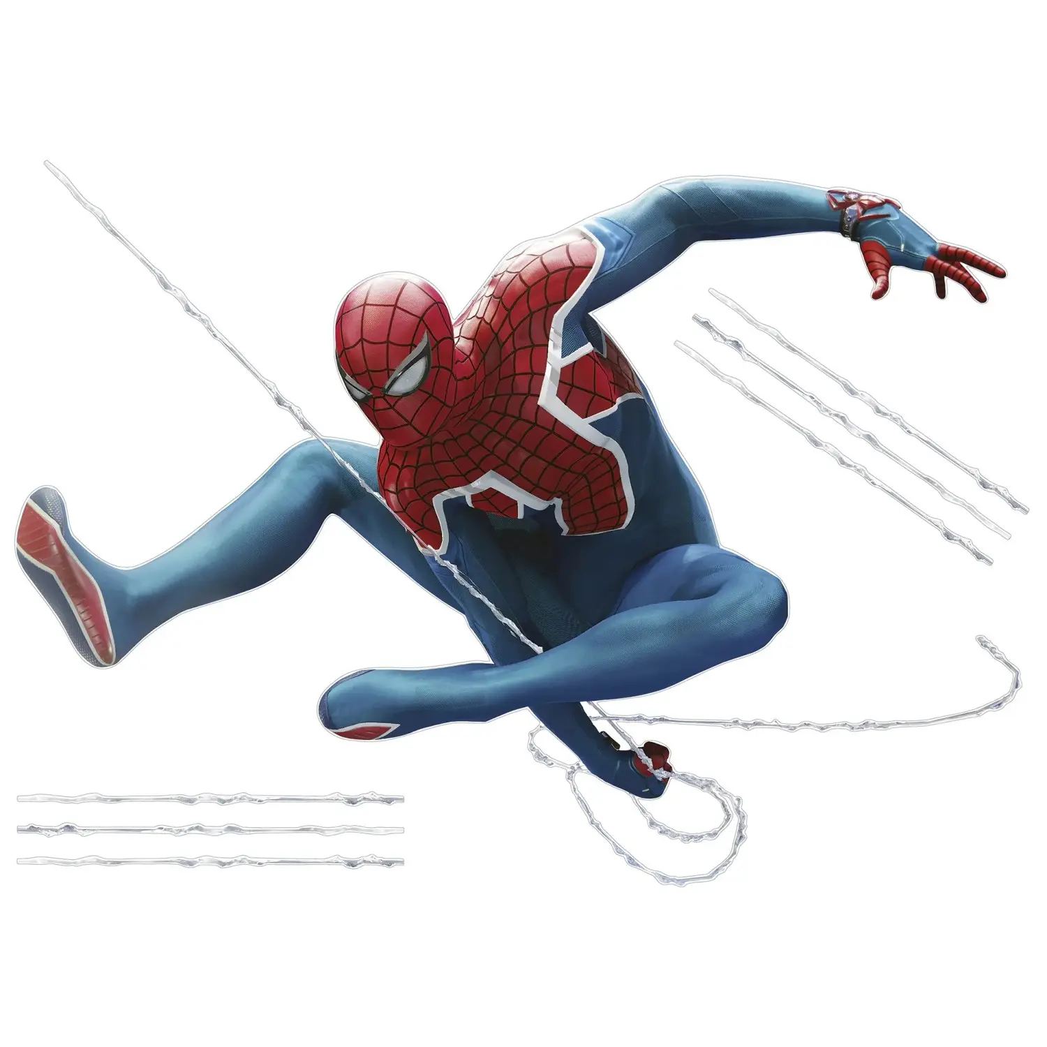 Komar Samolepka na zeď Marvel Spider-Man Epic Swinging 70 x 100 cm, 7dílná