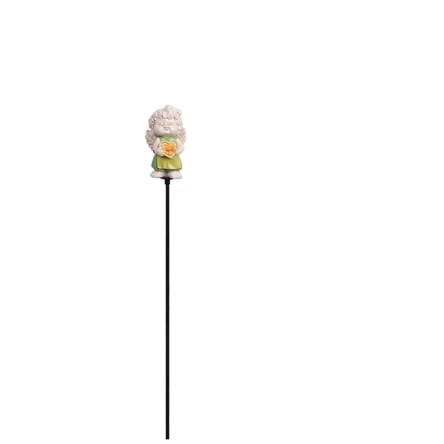 Mica Decorations Dekorativní zahradní zápich anděl-dívka se srdcem , 75 cm