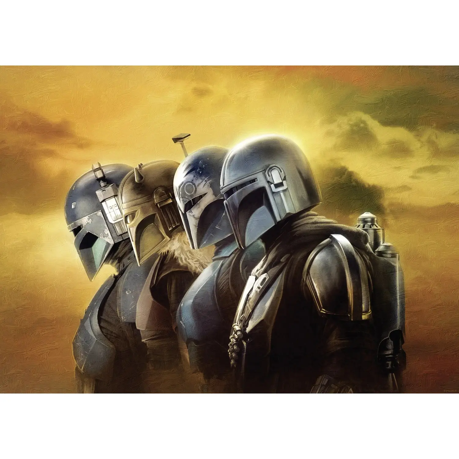 Komar Plakát Star Wars The Mandalorian Line Up 50 x 70 cm