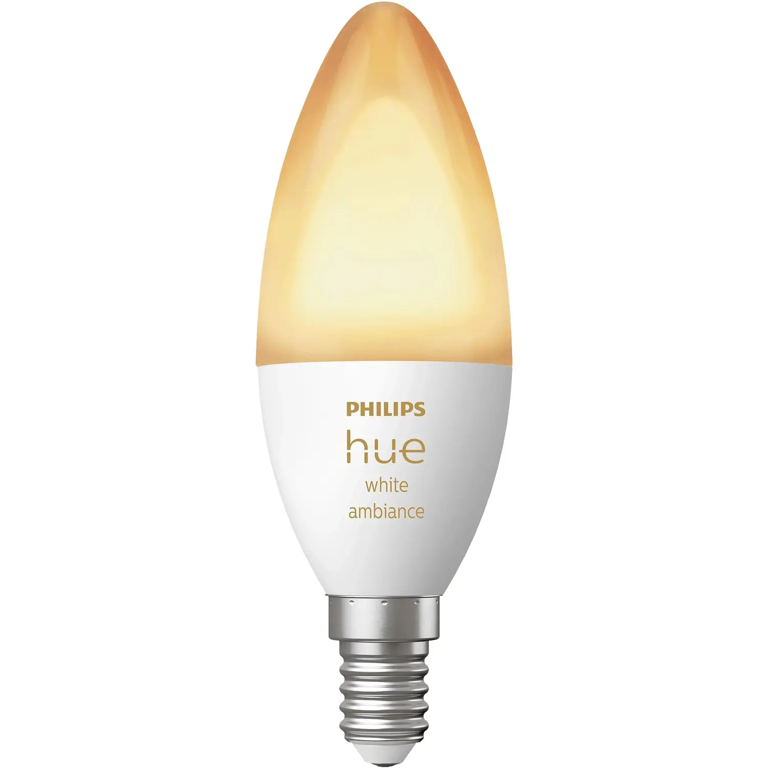 Philips Hue Smart žárovka White Ambiance E14 C39 5,2W 470lm 2200-6500K