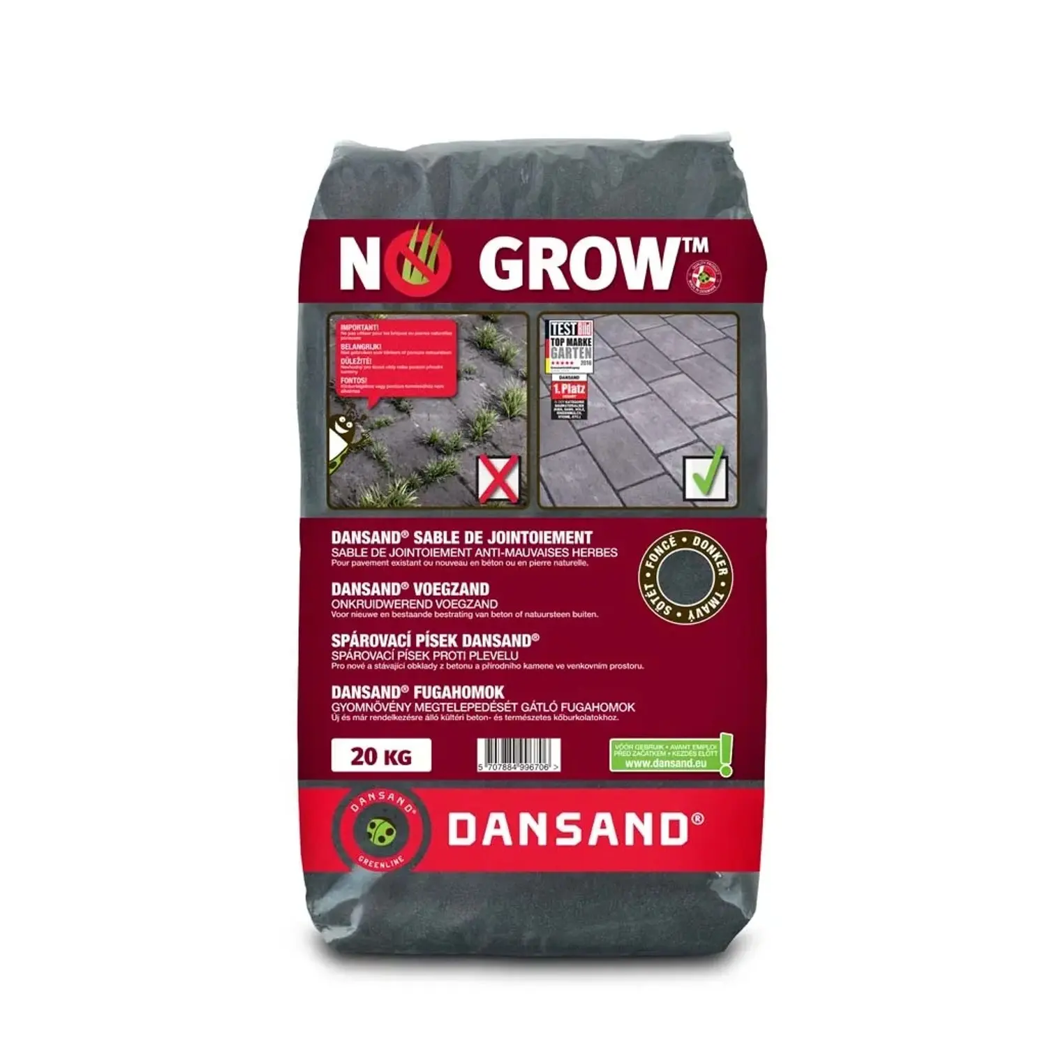 DANSAND® No GROW™ Spárový písek - spárový písek proti plevelu