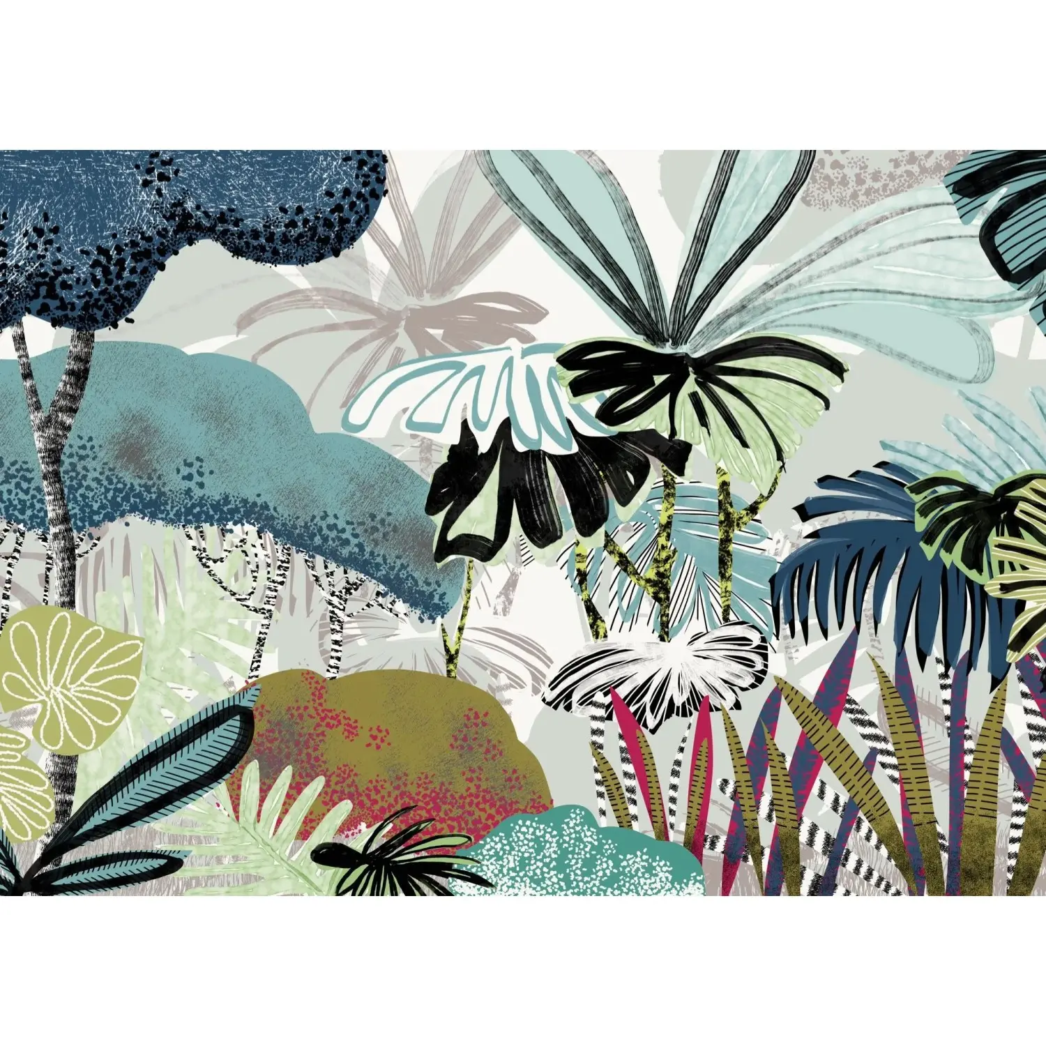 Komar Vliesová fototapeta Jolly Jungle 250 x 350 cm