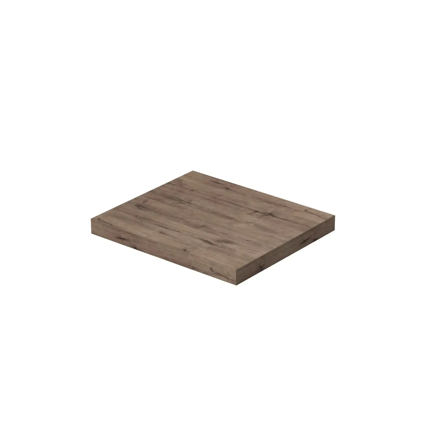 INTEDOOR Umyvadlová deska BEE bez výřezu, š. 60 cm, dub Wellington