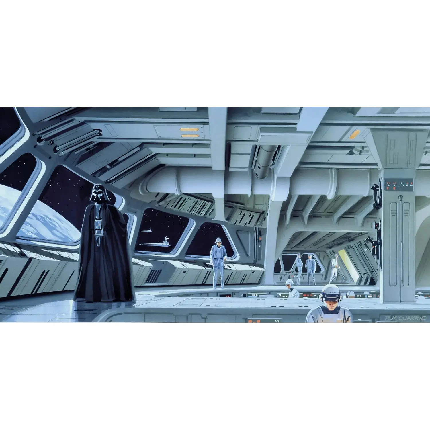 Komar Vliesová fototapeta Star Wars Classic RMQ Stardestroyer Deck 500 x 250 cm