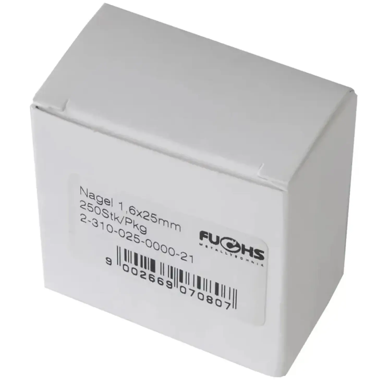 Fuchs Univerzální hřebíky 1,6 x 25 mm, pozink ocel, 250 ks