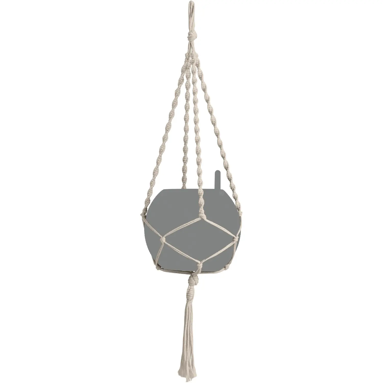 Lechuza Macramé závěs na květináč Cotton Boho přírodní 90 cm