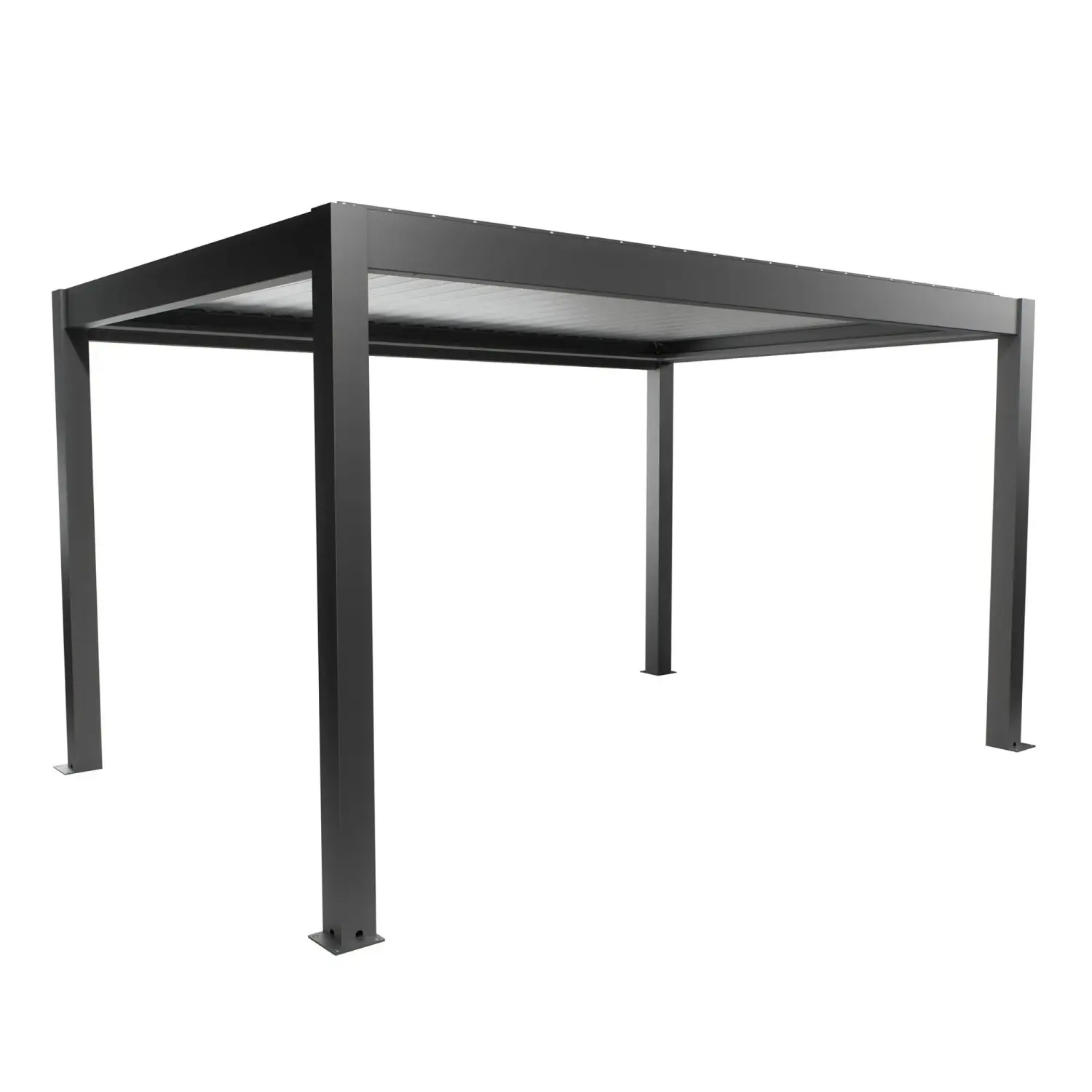Biohort Pergola 4,5 x 3 tmavě šedá/stříbrná 460 x 312 cm