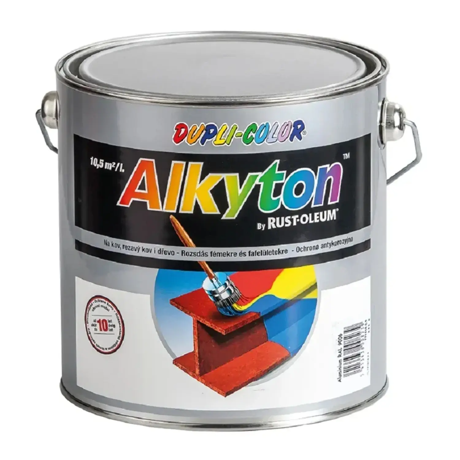 DUPLI-COLOR Samozákladový email ALKYTON lesklý, 6018 zelenožlutá, 250 ml