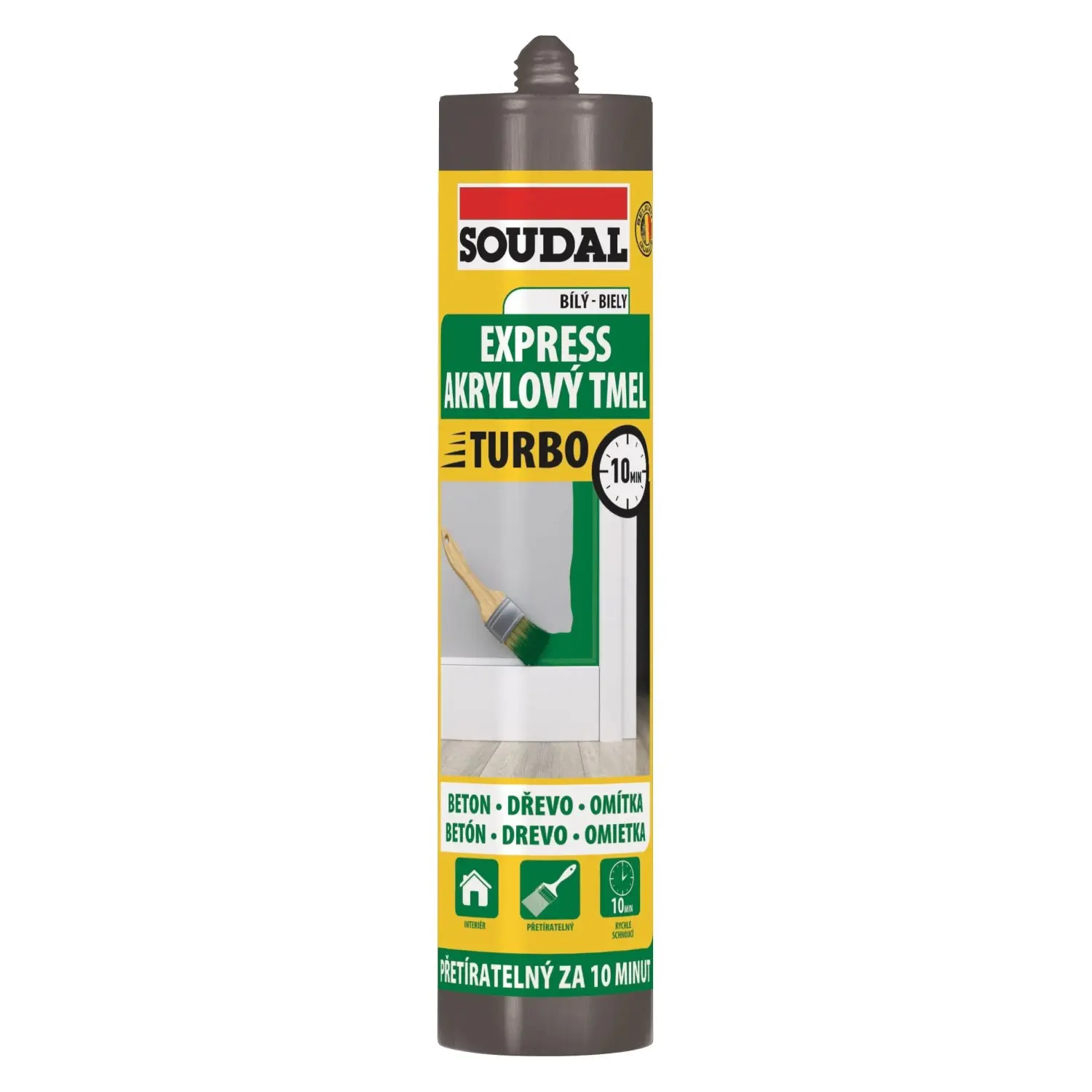 Tmel akrylový Soudal EXPRESS bílý 280 ml