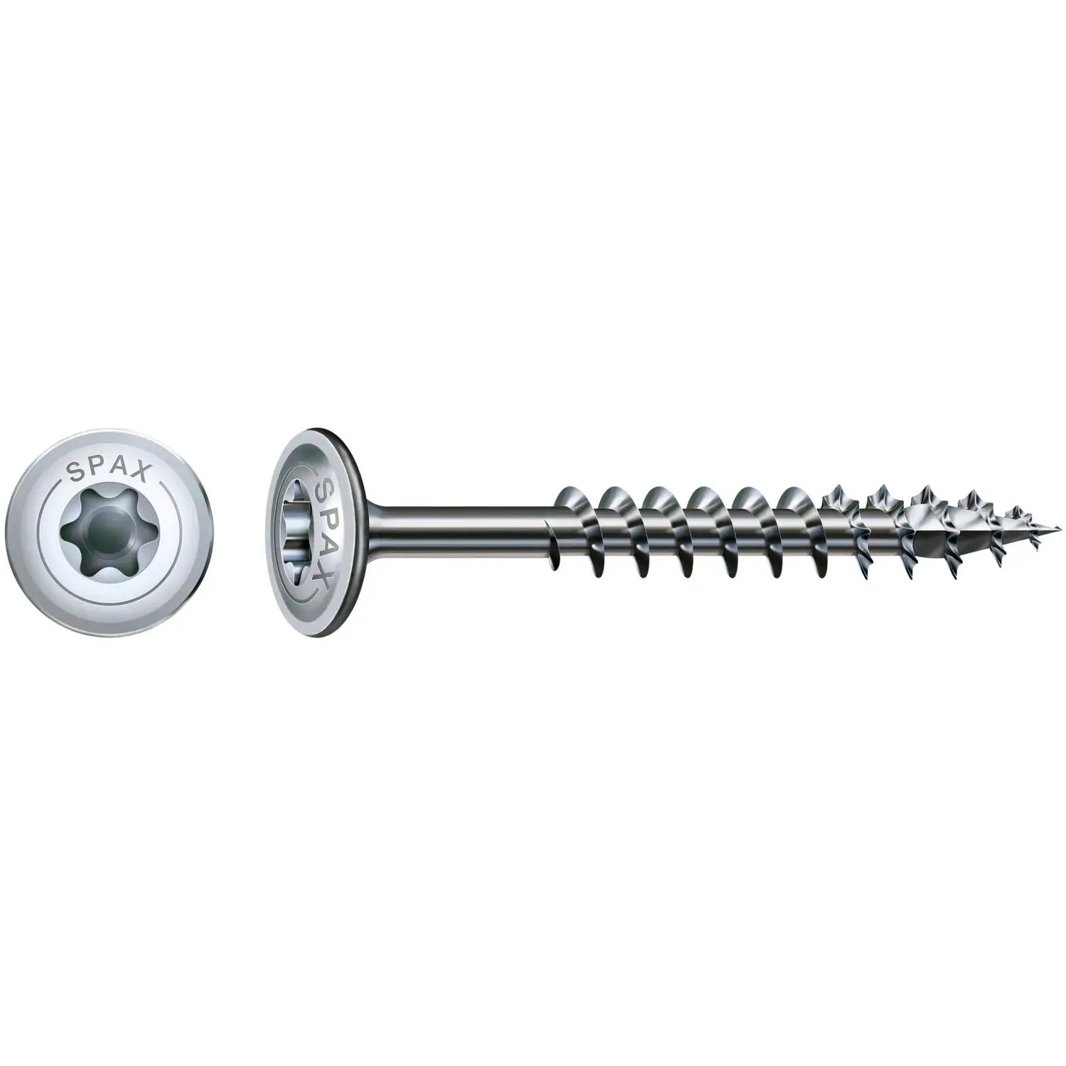 Spax Vrut talíř.hlava Hi.Force T-Star+ T30 4CUT část.závit Wirox 6x160 mm 20 ks