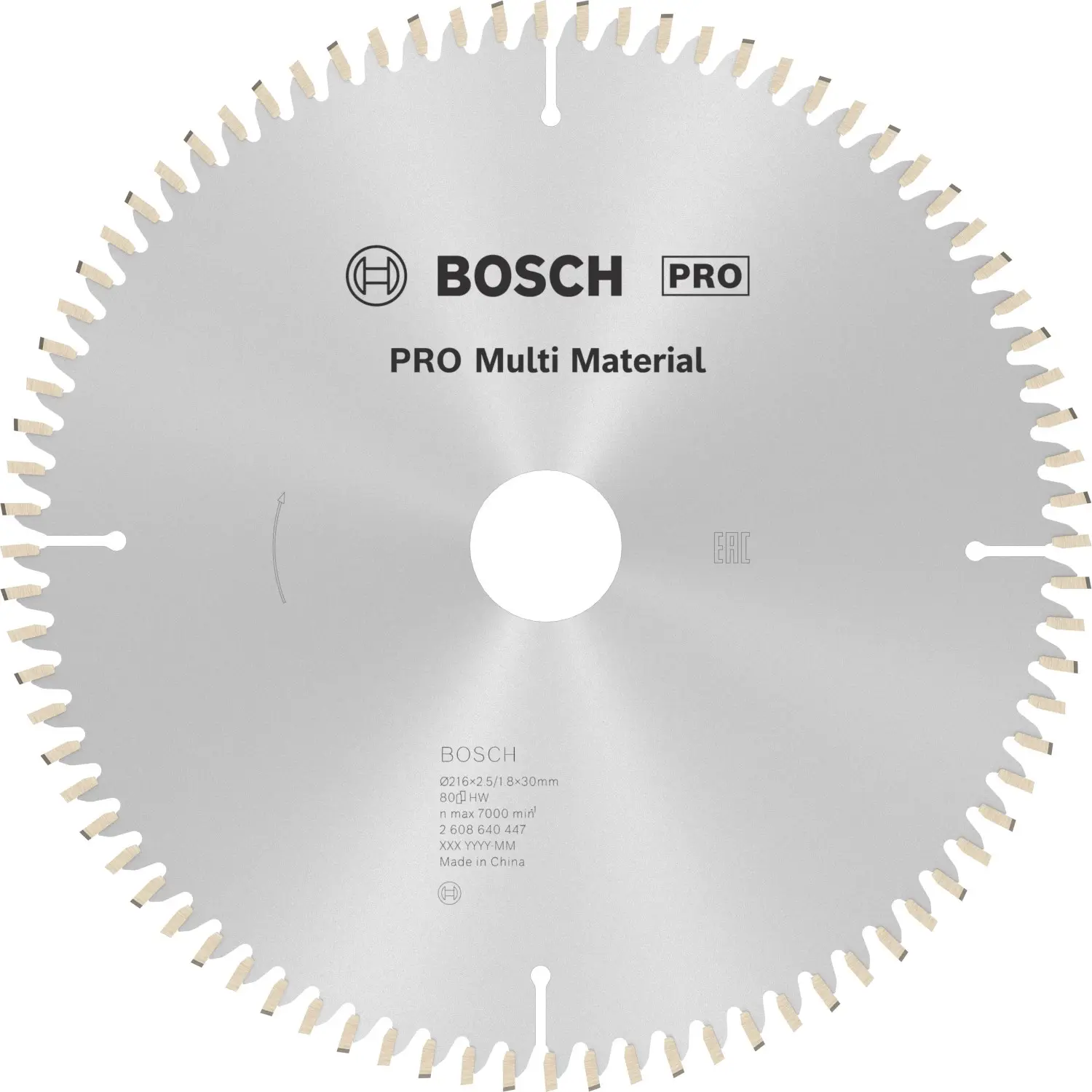 Bosch Pilový kotouč PRO Multi Material, pr. 216 x 30 mm