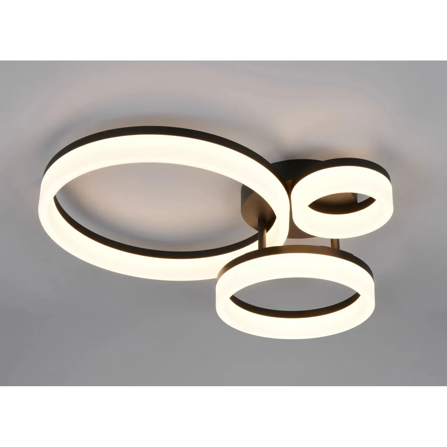 Reality Stropní LED svítidlo Scope 32W 4000lm 3000K matná černá 51 x 40,5 cm