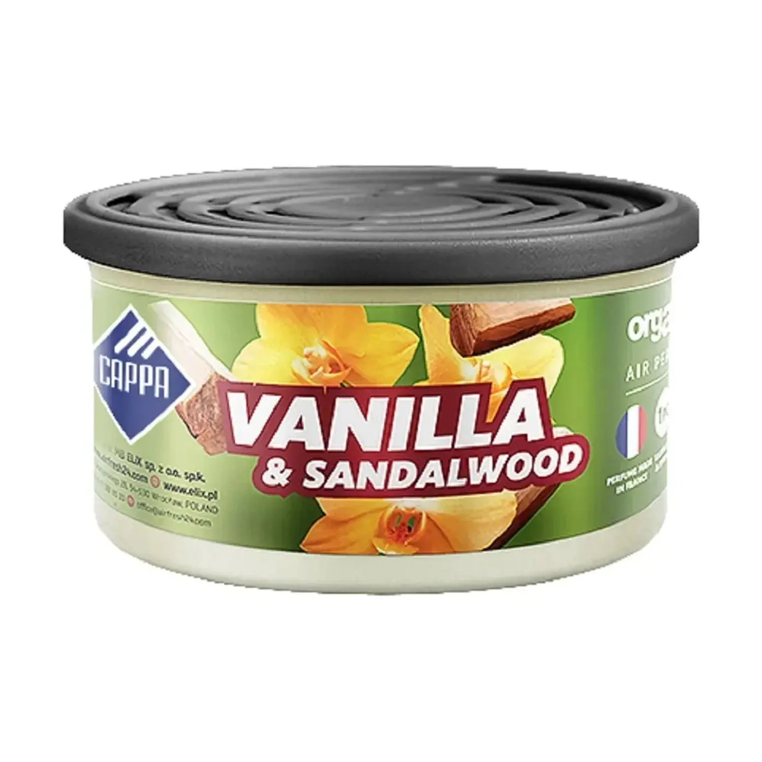 CAPPA Vůně do auta Organic Vanilla & Sandalwood