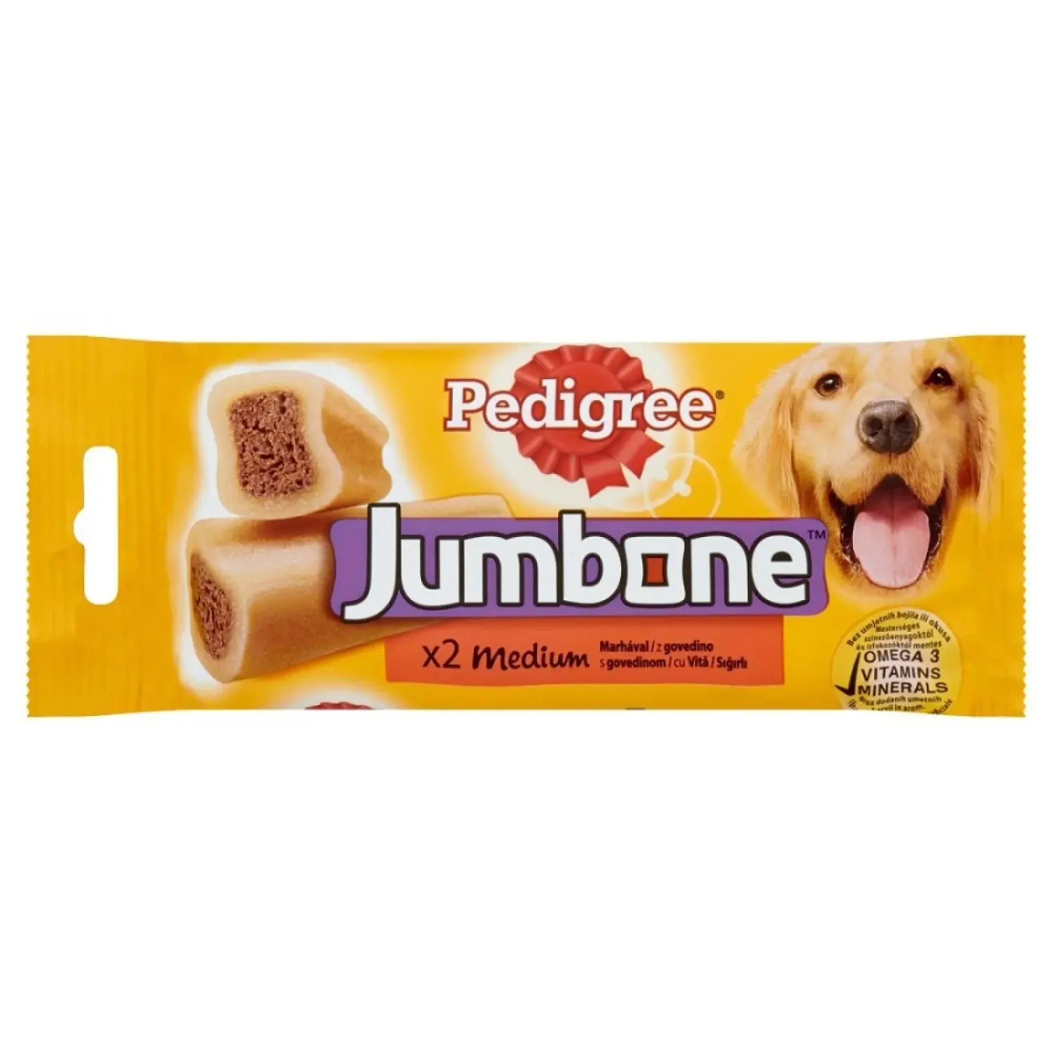 Pedigree pochoutka Jumbone hovězí medium 180g