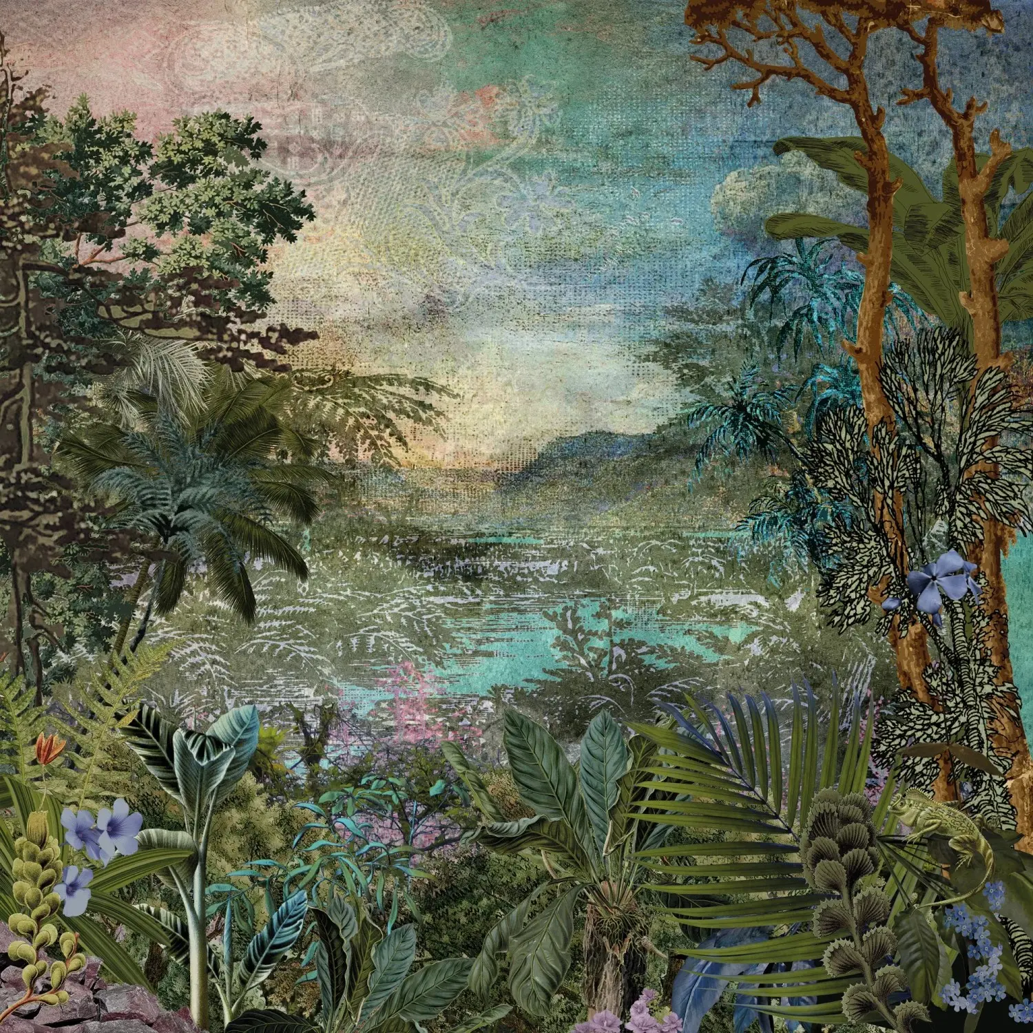 Komar Vliesová fototapeta Cours Fluvial 250 x 250 cm
