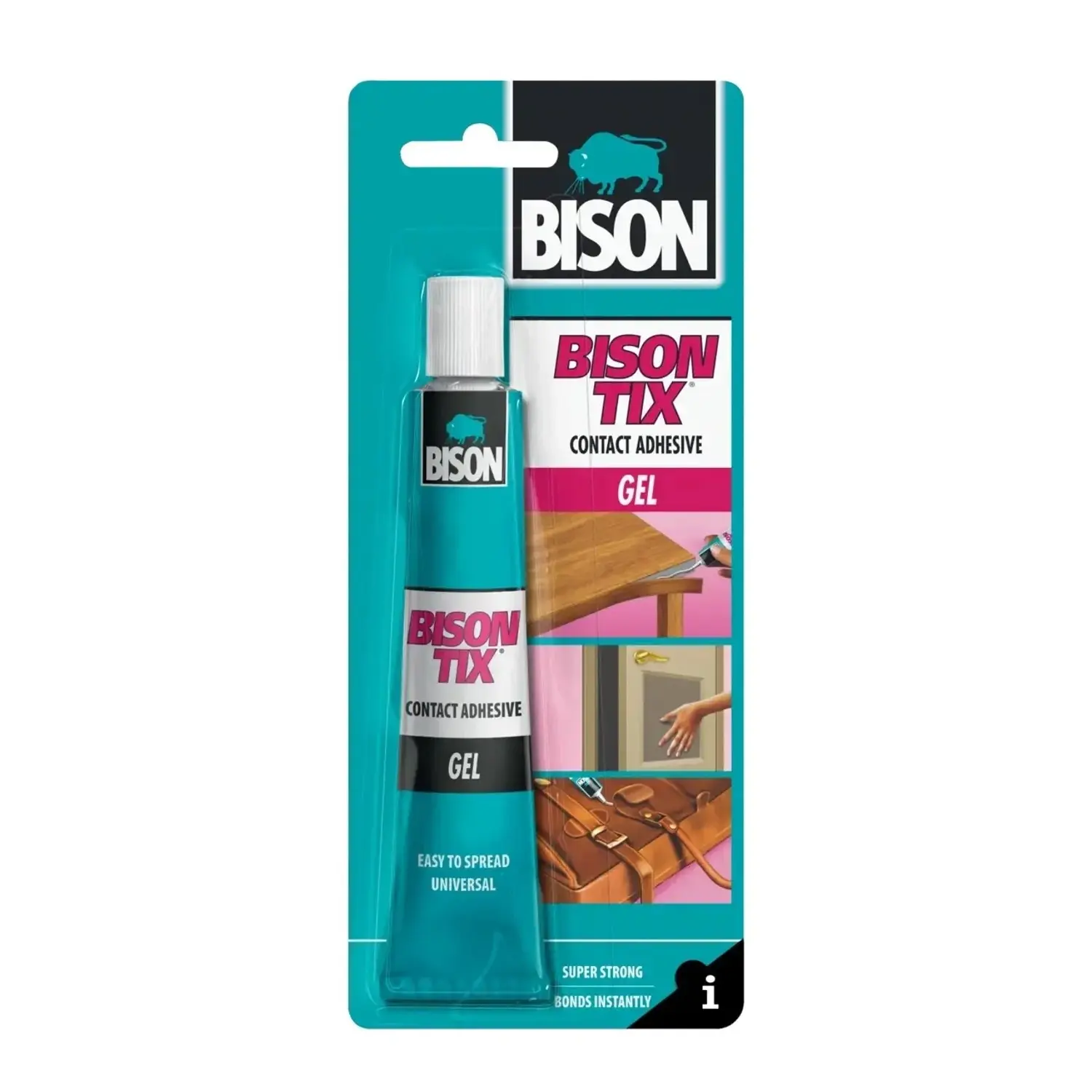 BISON Gelové kontaktní lepidlo Tix Gel, 50 ml