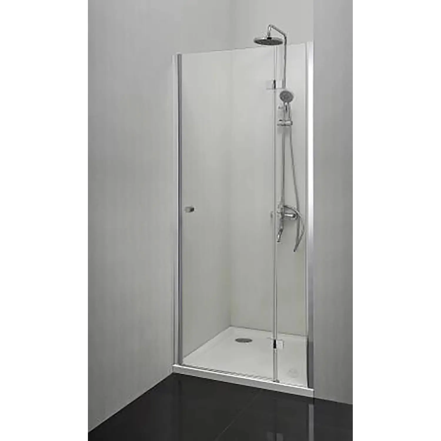 Sanotechnik Výkyvné sprchové dveře Smartflex D1291R, chrom, 87-89 x 195 cm, P