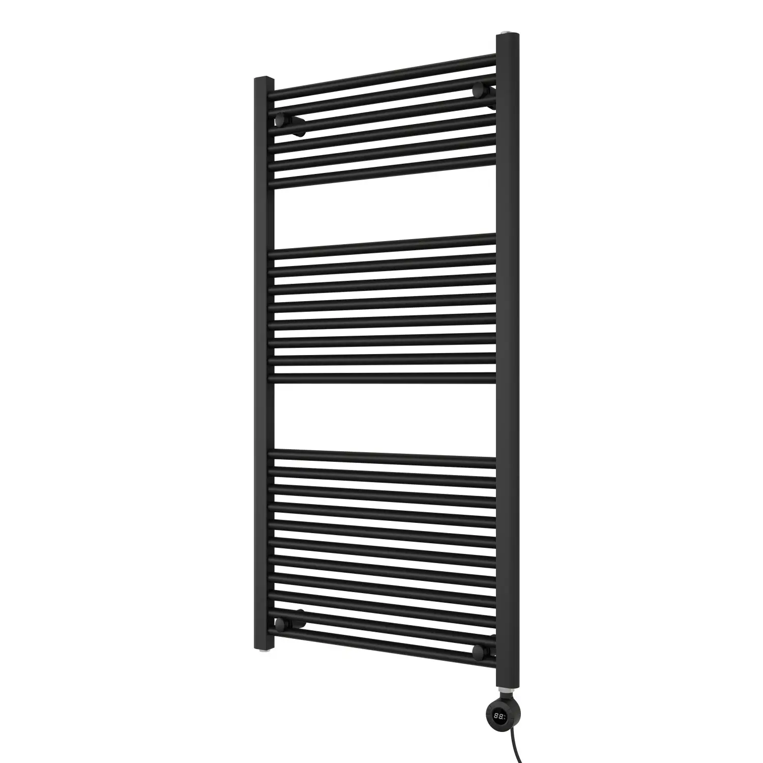 Azur Elektrický koupelnový radiátor Kitty Typ 6.1, 700W, černá, 120 x 60 cm