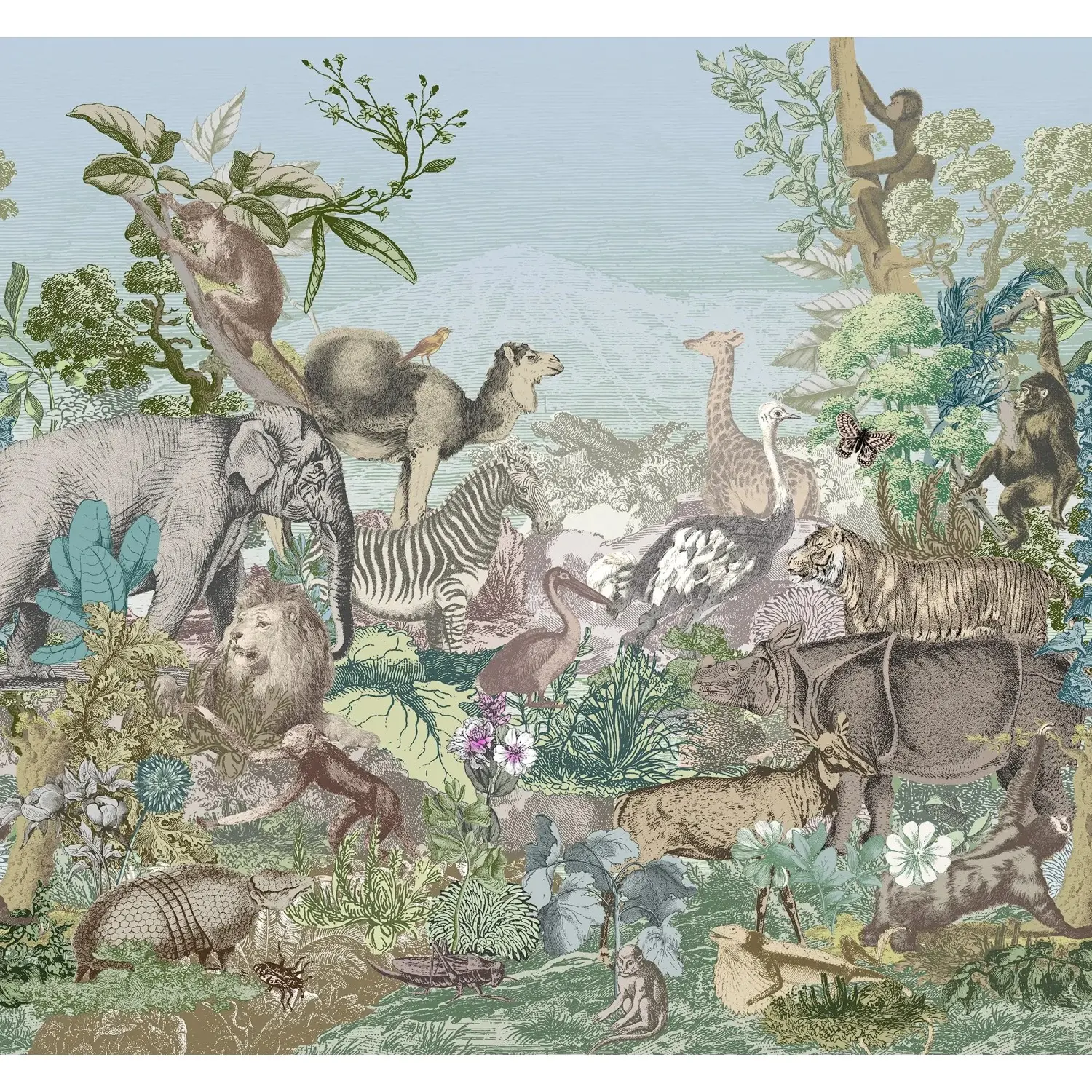 Komar Vliesová fototapeta Creative Zoo 300 x 250 cm