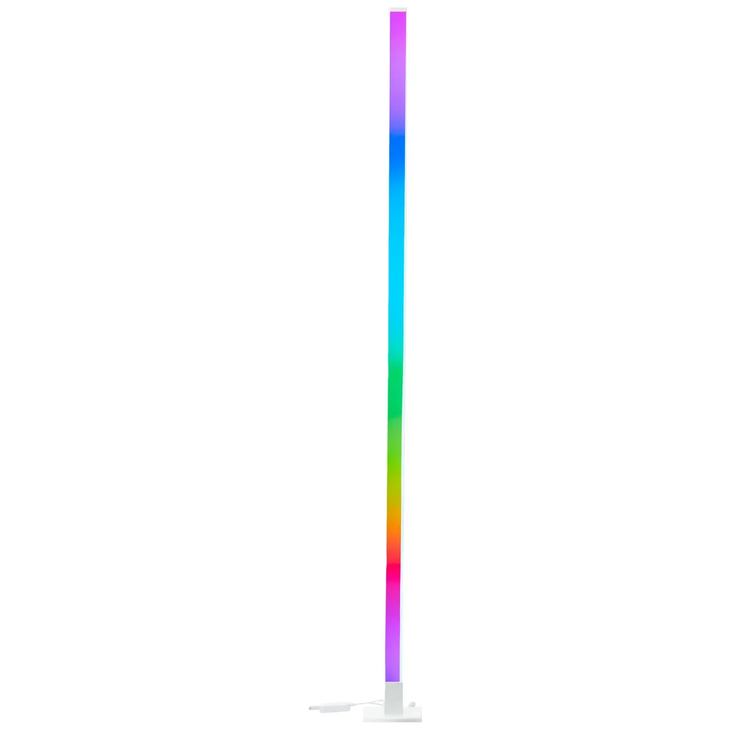 Brilliant LED stojací lampa Neele bílá 6,5 W, 125 lm, RGB, 150 x 12,5 x 12,5 cm