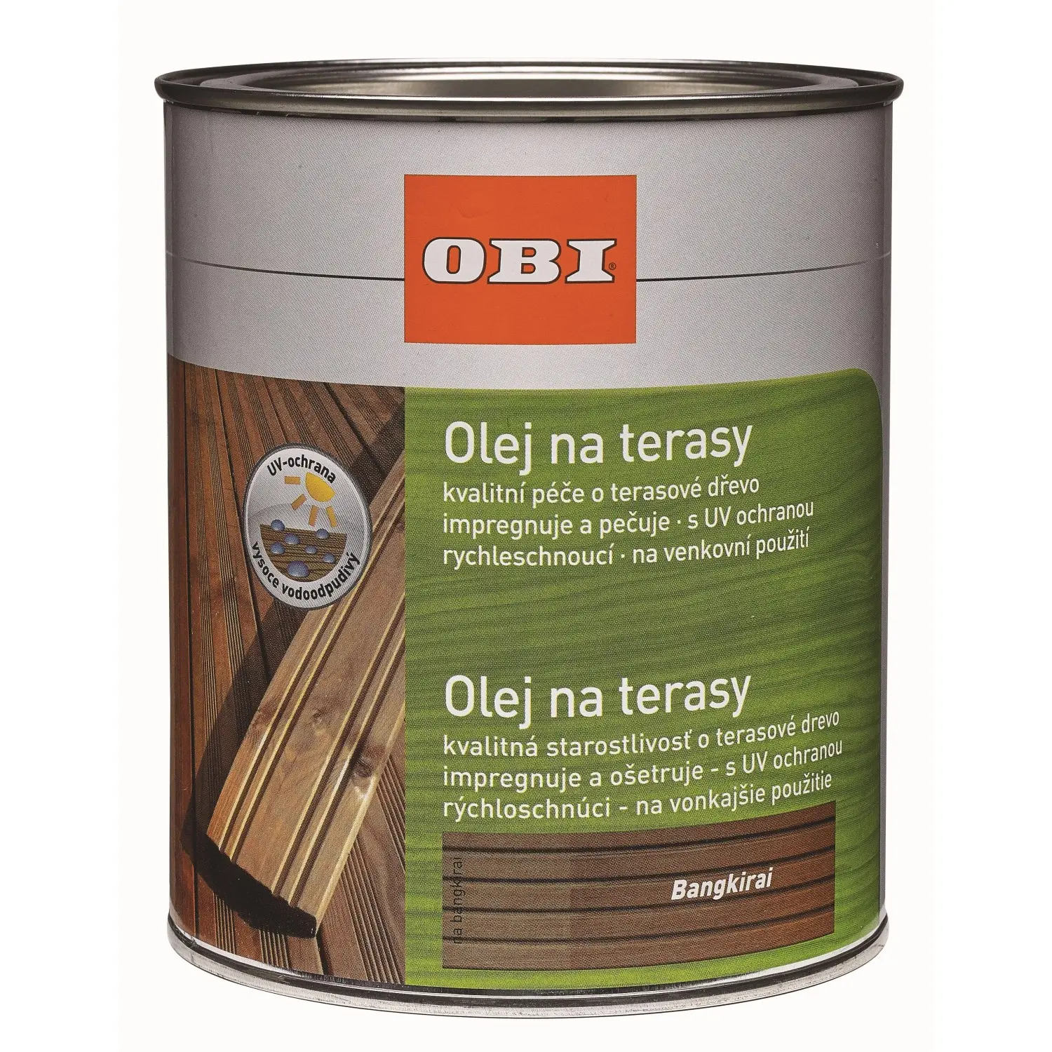 OBI Terasový olej bangkirai 2,5 l