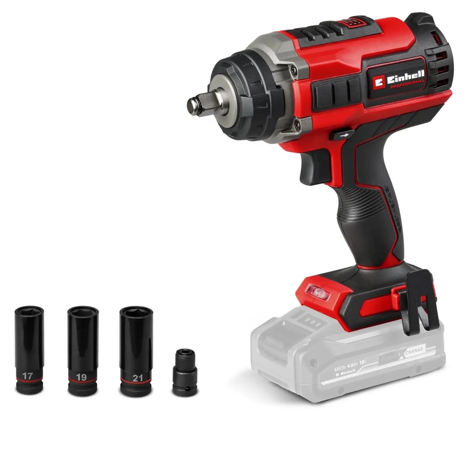 Einhell Power X-Change Aku rázový utahovák PROFESSIONAL IMPAXXO 18/400 Solo