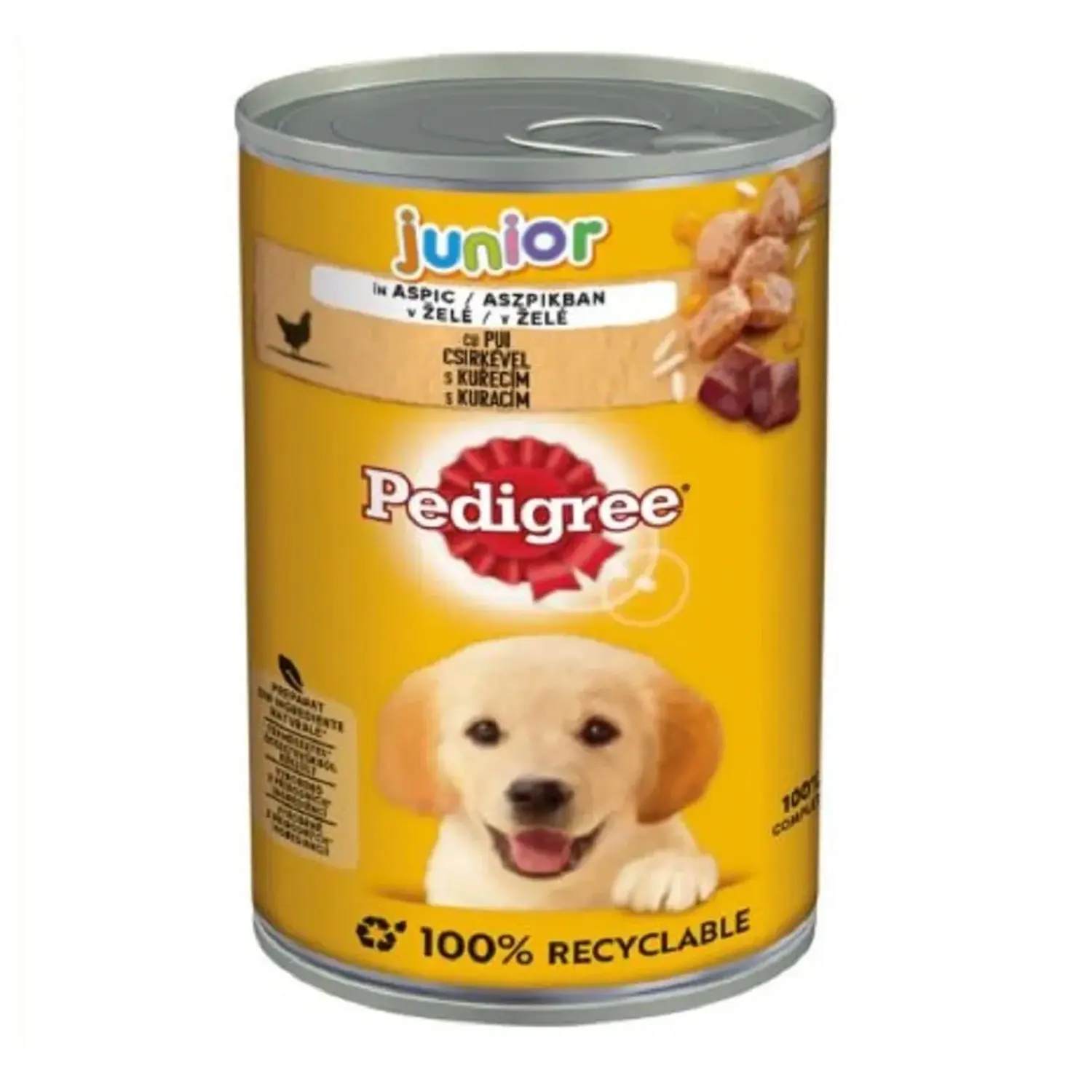 Pedigree konz. Can Junior kuřecí v želé 400g + Množstevní sleva