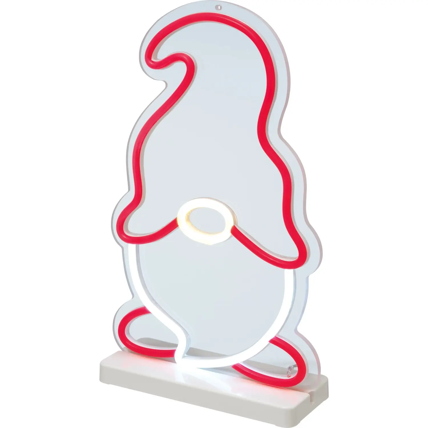 LED vánoční dekorace - skřítek 180 LED vícebarevné neonové, IP20, 33 x 21 cm