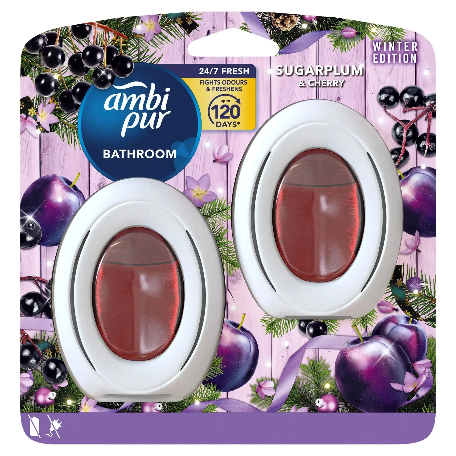 Ambi-Pur AmbiPur bathroom (2x8ml/bli) Sugar Plum