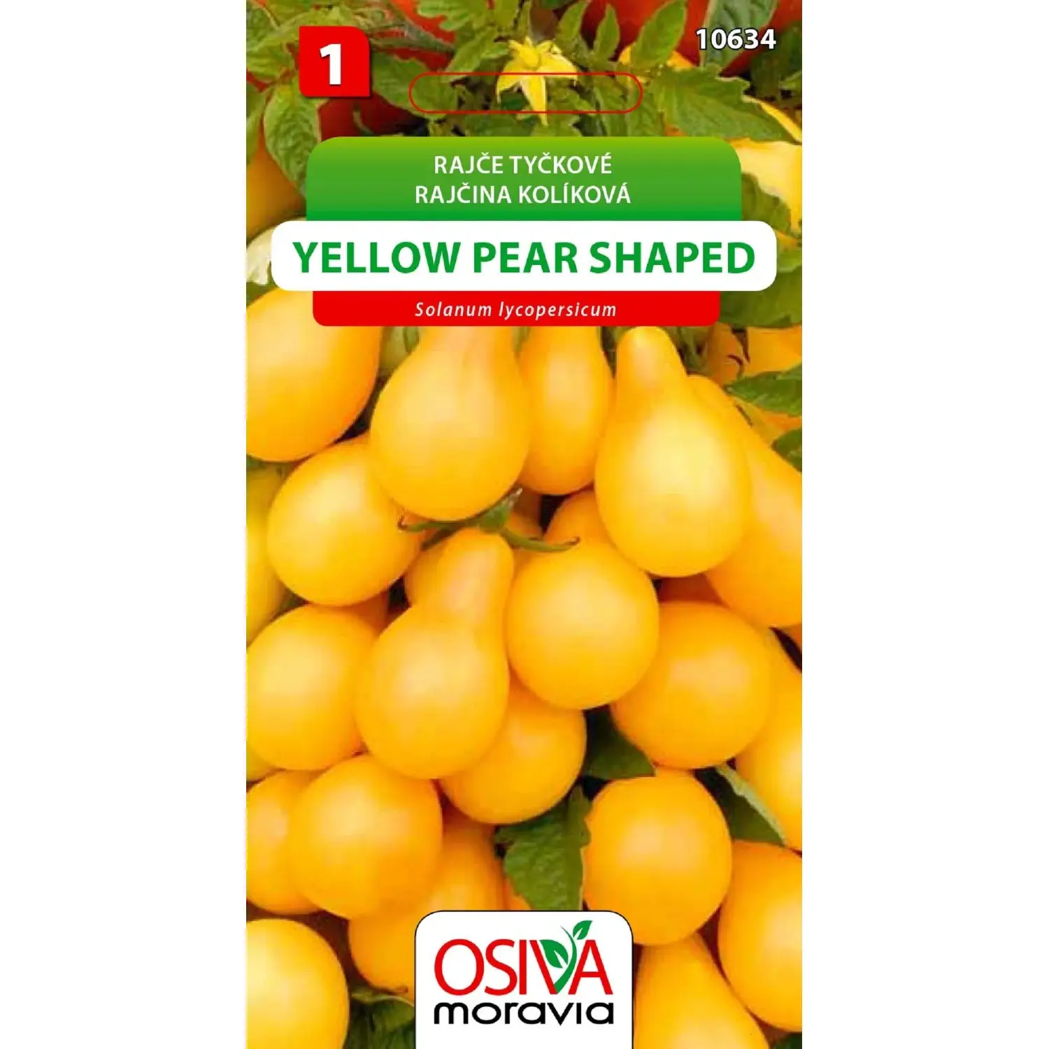 Osiva Moravia Rajče tyčkové rybízové Yellow Pear Shaped