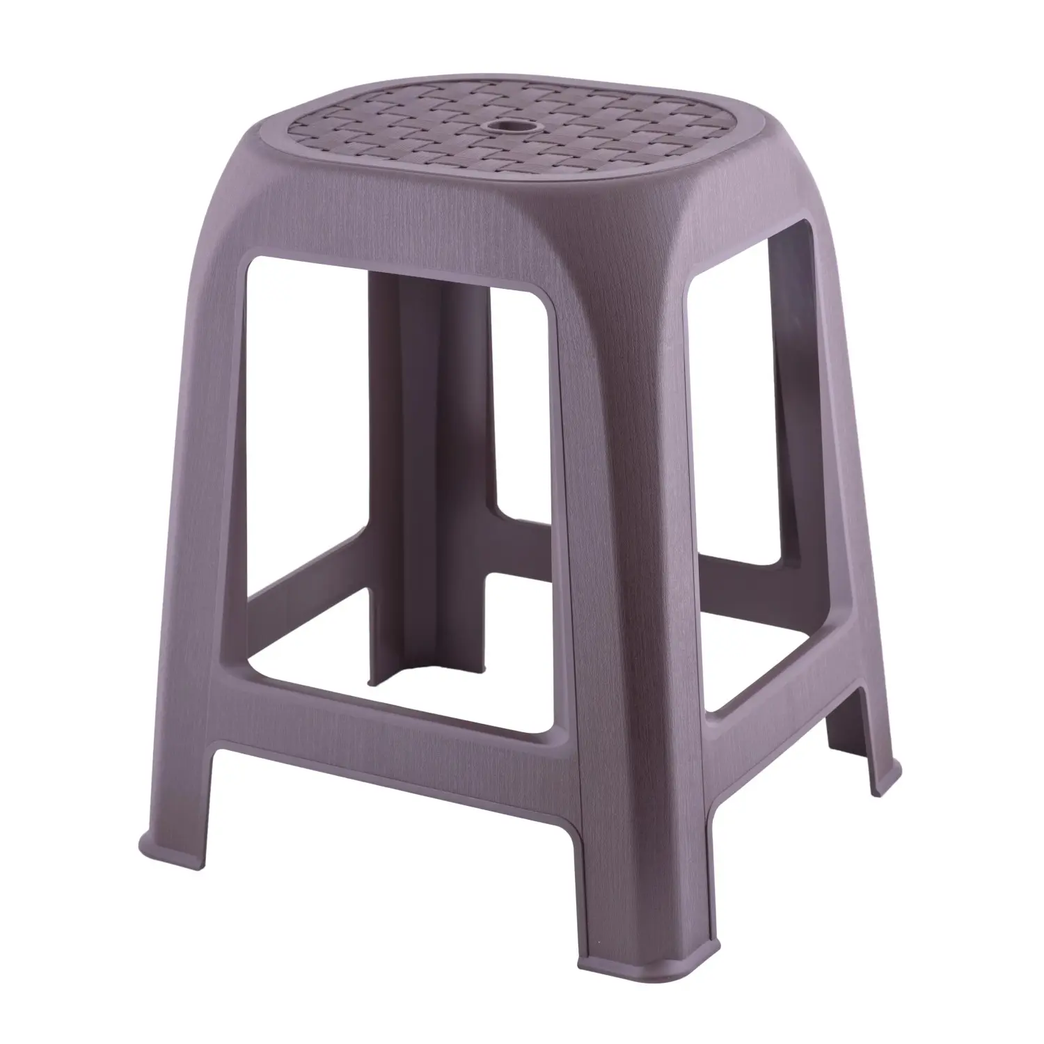 Plastová stolička DESIGN antracit, 41 x 35 x 46 cm